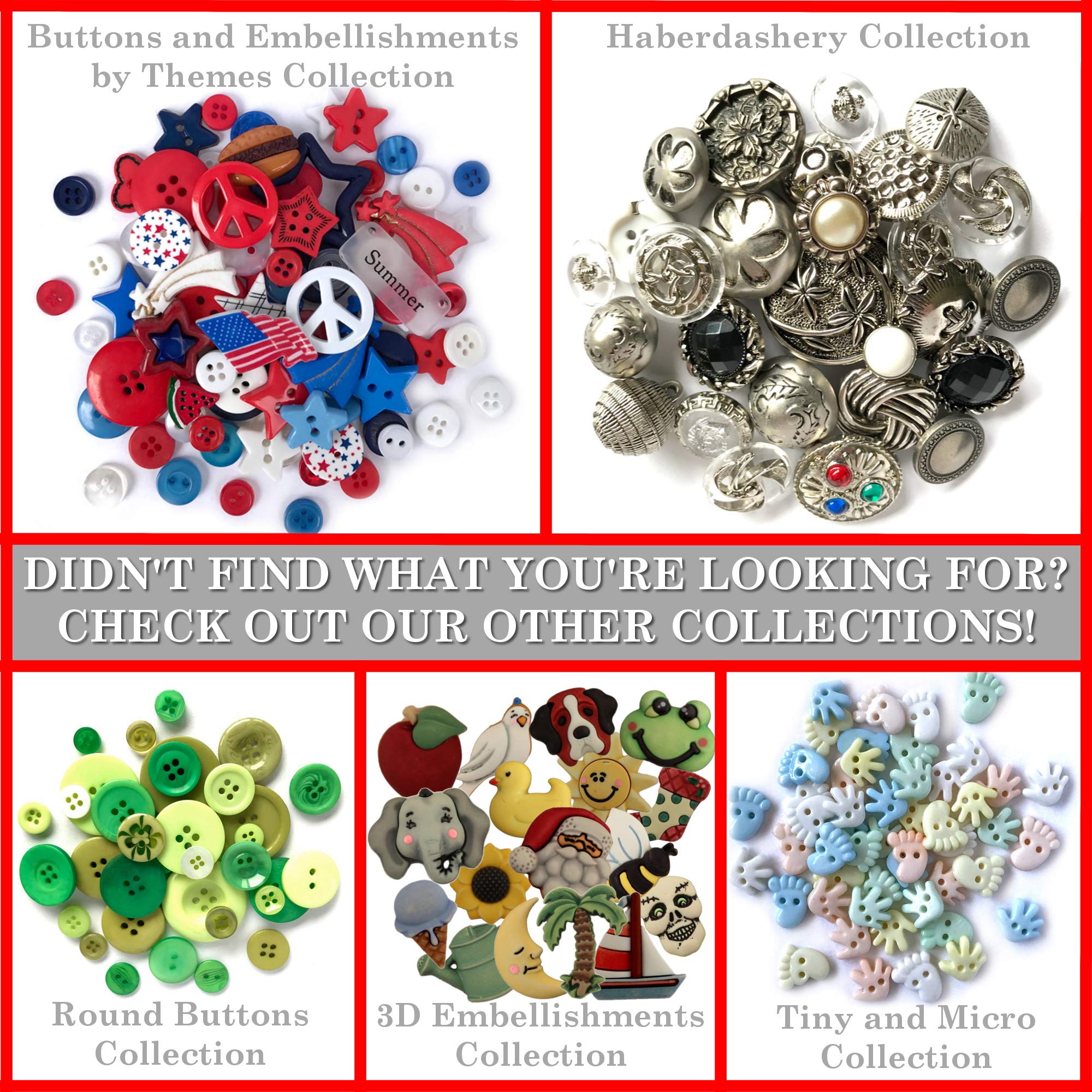 Buttons Galore And More Collection Of Novelty Buttons And Embellishments Based On A Variety Of Themes, Holidays, And Seasons For