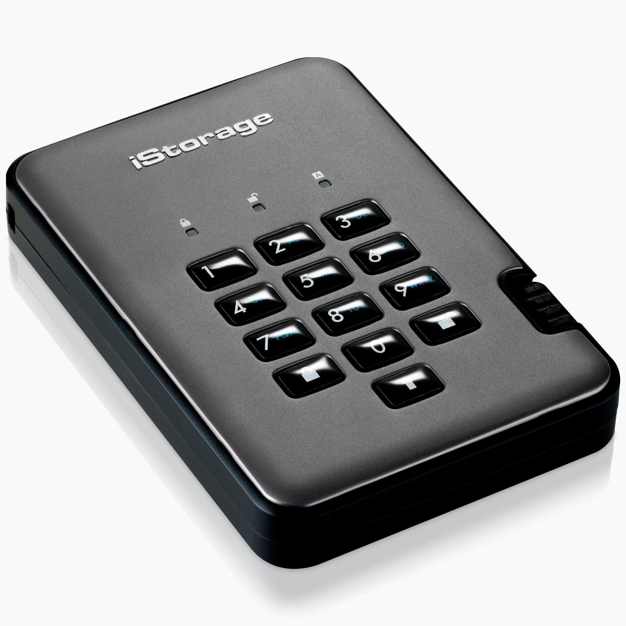 Istorage Diskashur Pro2 Ssd 256Gb |Secure Solid State Drive | Fips Level 3 Certified | Password Protected | Dust/Water Resistant