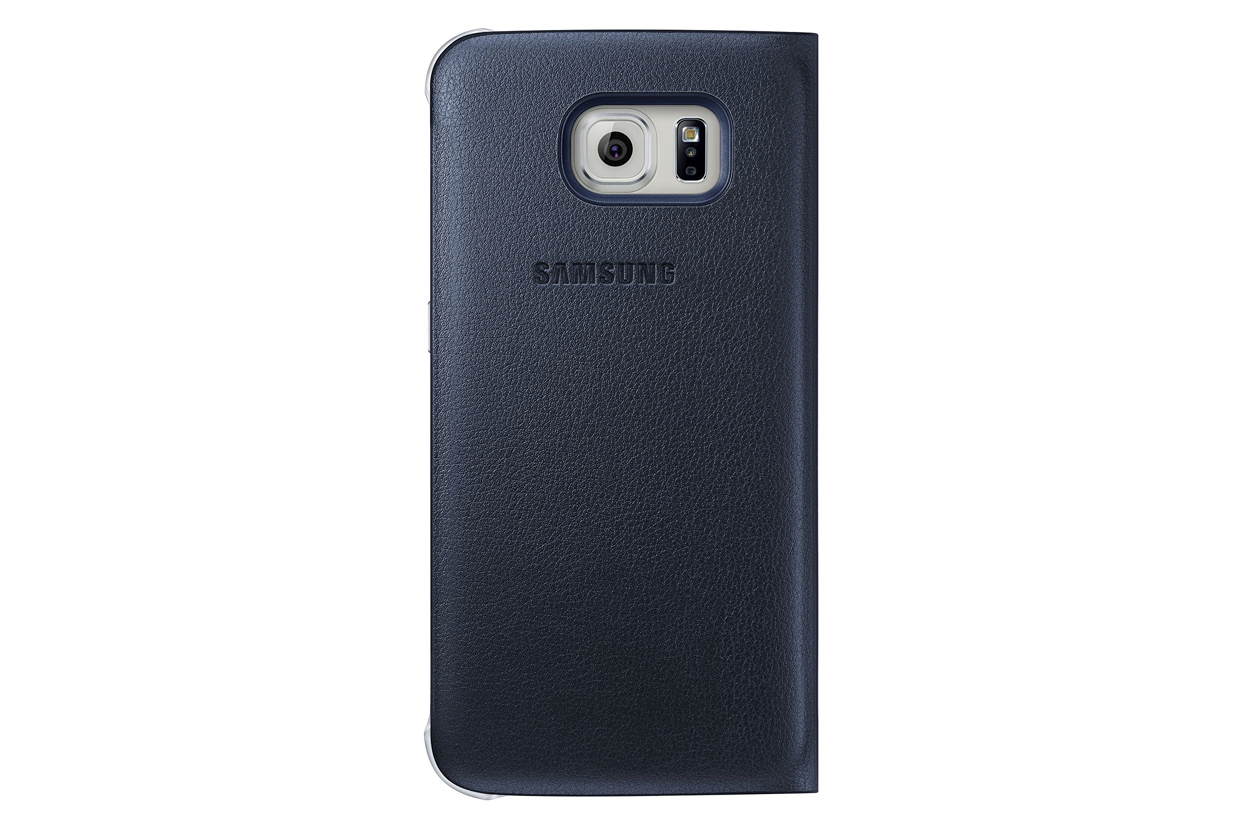 Samsung S-View Flip Cover For Samsung Galaxy S6 - Black Sapphire