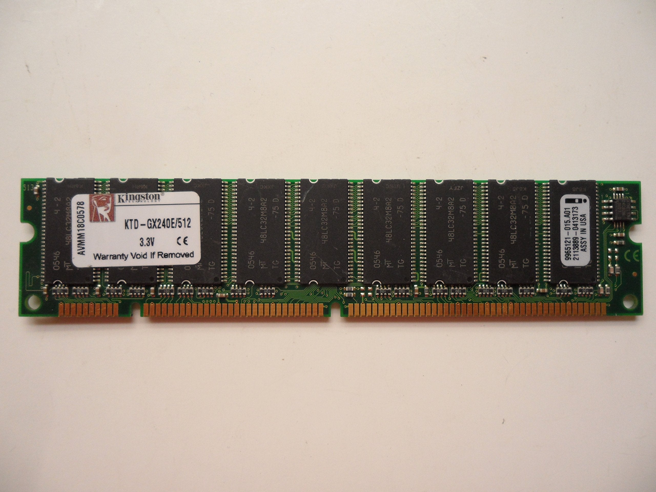 Memory Upgrades 512Mb 168 Pin 133Mhz Dimm Sdram