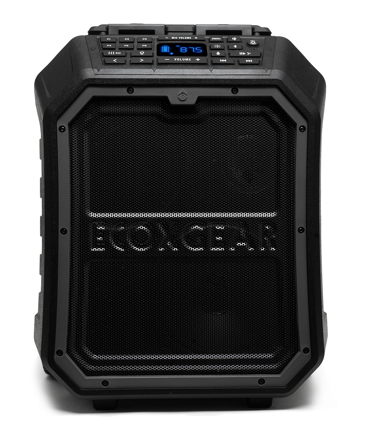 Ecoxgear Ecoboulder Extreme Rugged Waterproof Floating Portable Bluetooth Wireless 120 Watt Smart Speaker With Party Lights And