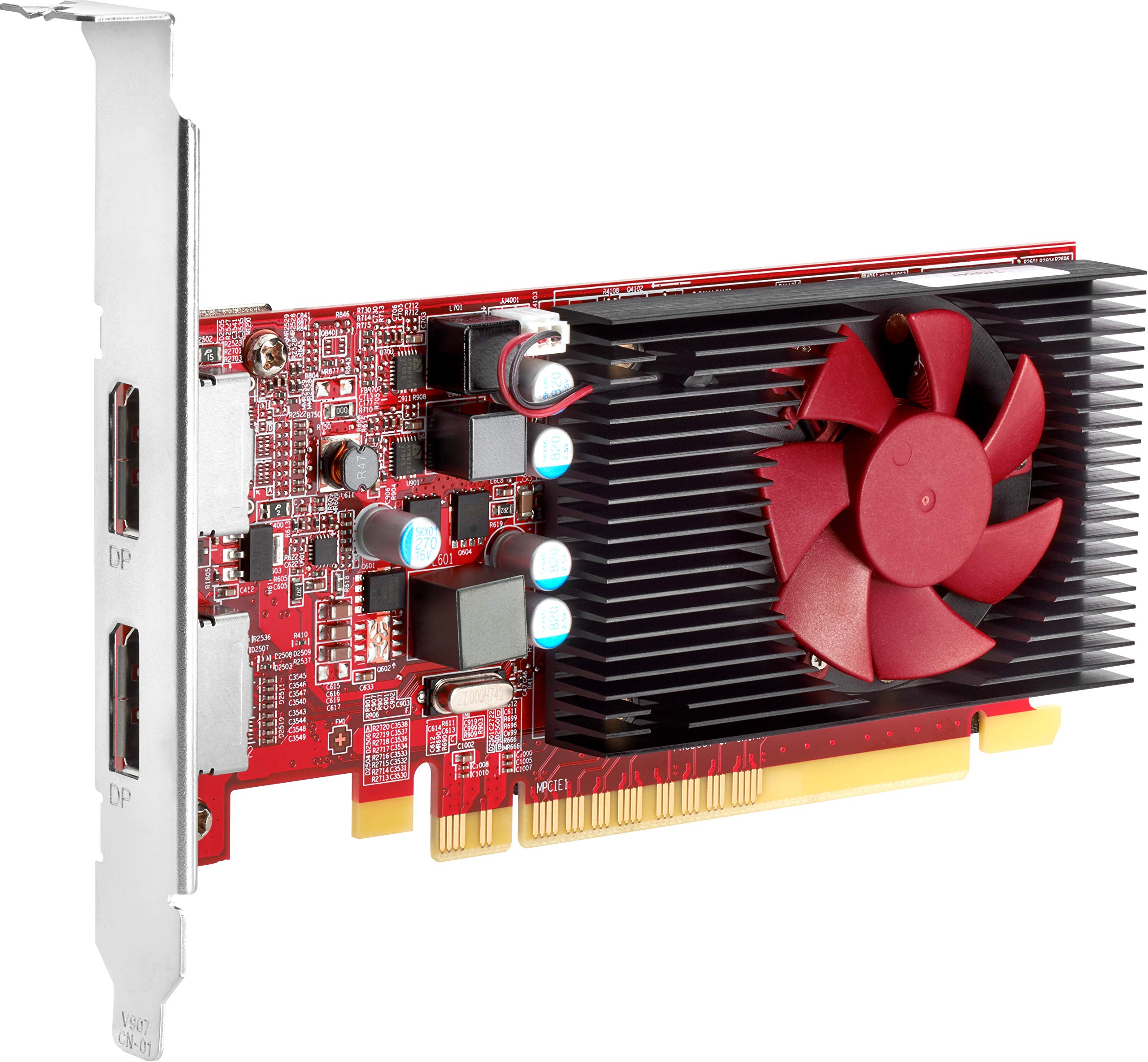 HP Graphics Card - Radeon R7 430-2 GB GDDR5 - PCIe 3.0 x16 Low Profile - DisplayPort, VGA - for EliteDesk 705 G4, 800 G4; ProDes