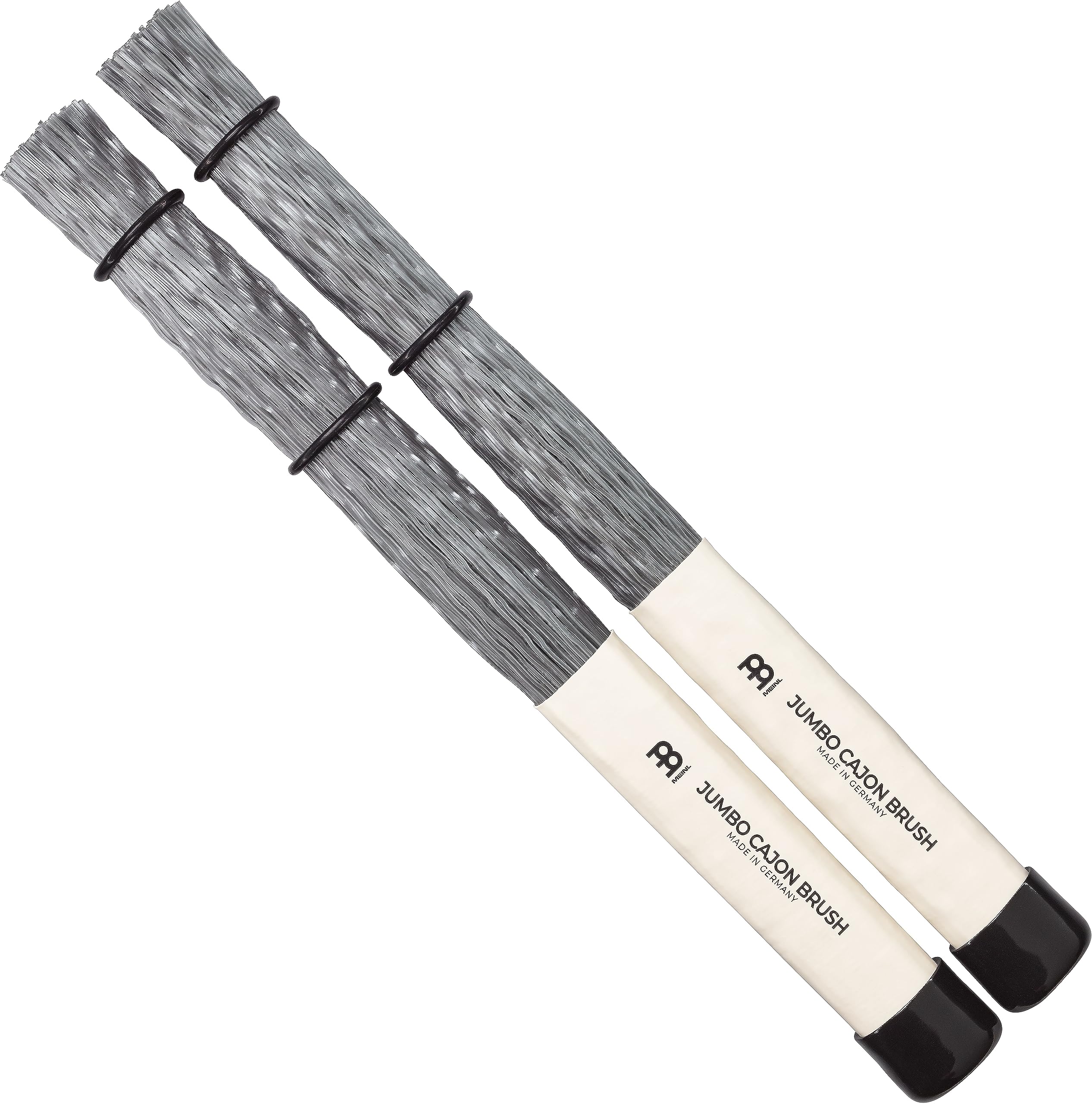 Meinl Stick & Brush Jumbo Cajon Brush With Nylon Dowels & Adjustable Rings Made In Germany, Gray, (Sb306)