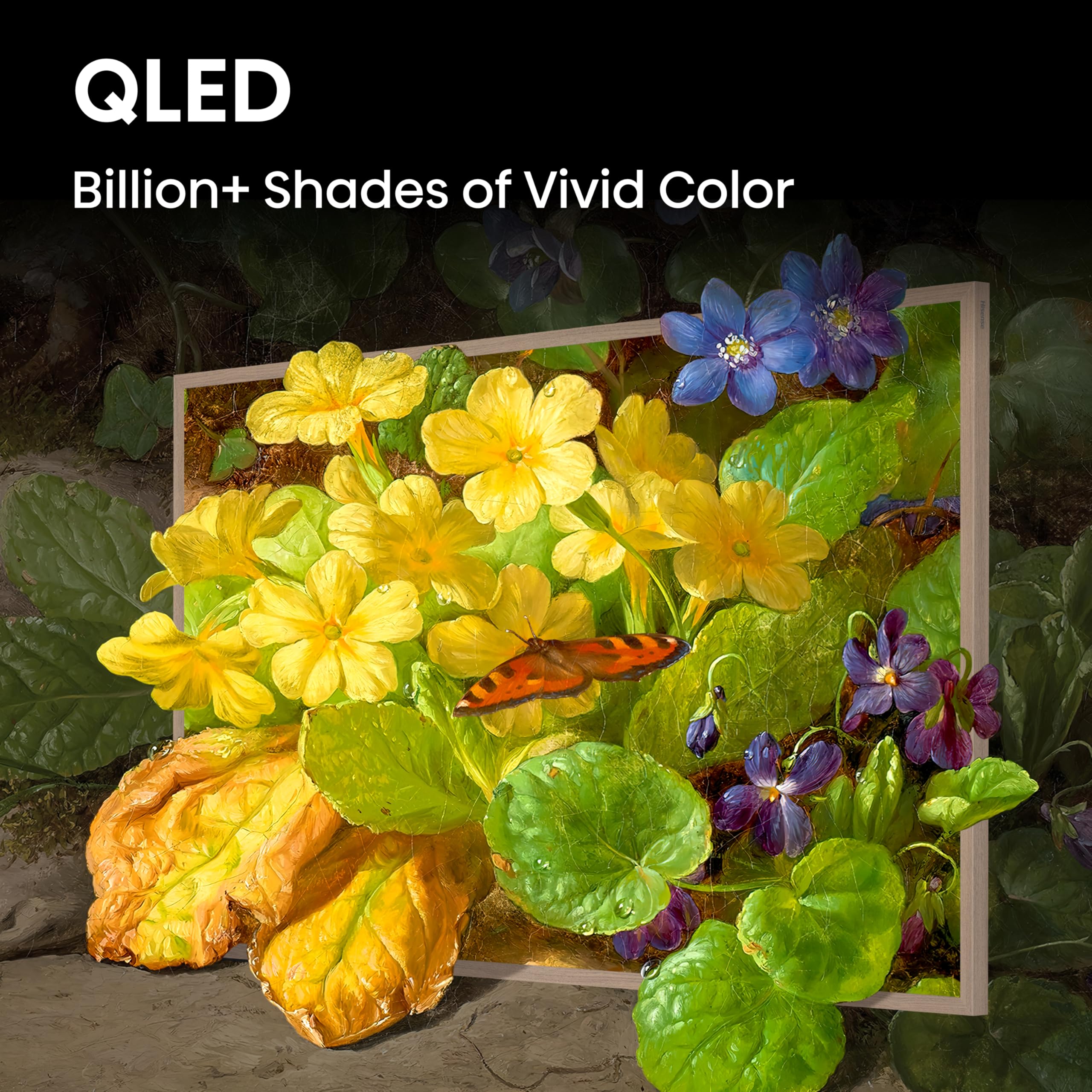 Hisense 65 Inch Class Qled 4K S7N Canvastv Series Dolby Vision Hdr Google Smart Tv (65S7N, 2024 Model)   Art Mode, Anti Glare Pa