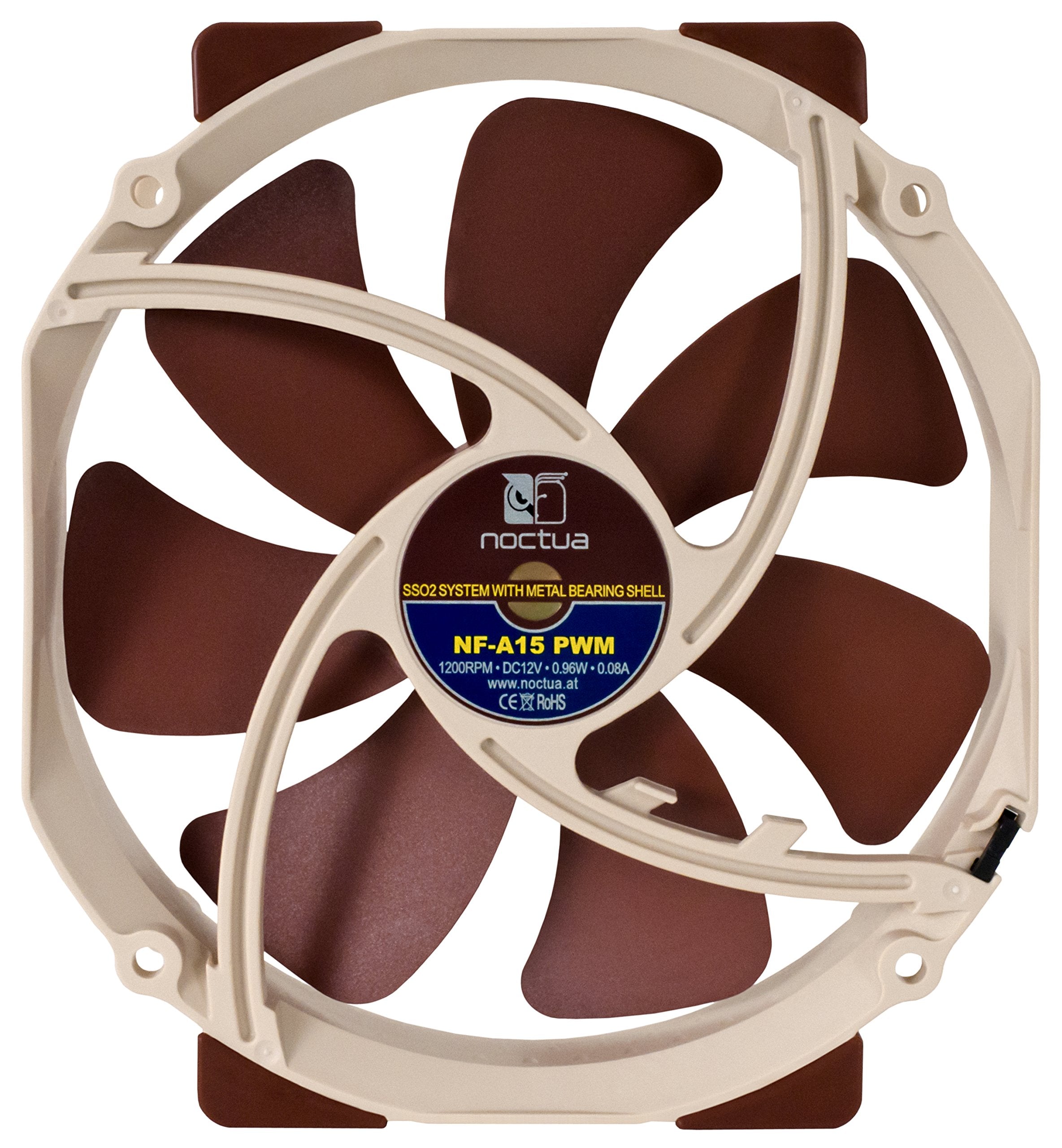 Noctua Nf A15 Pwm, Premium Quiet Fan, 4 Pin (140Mm, Brown)