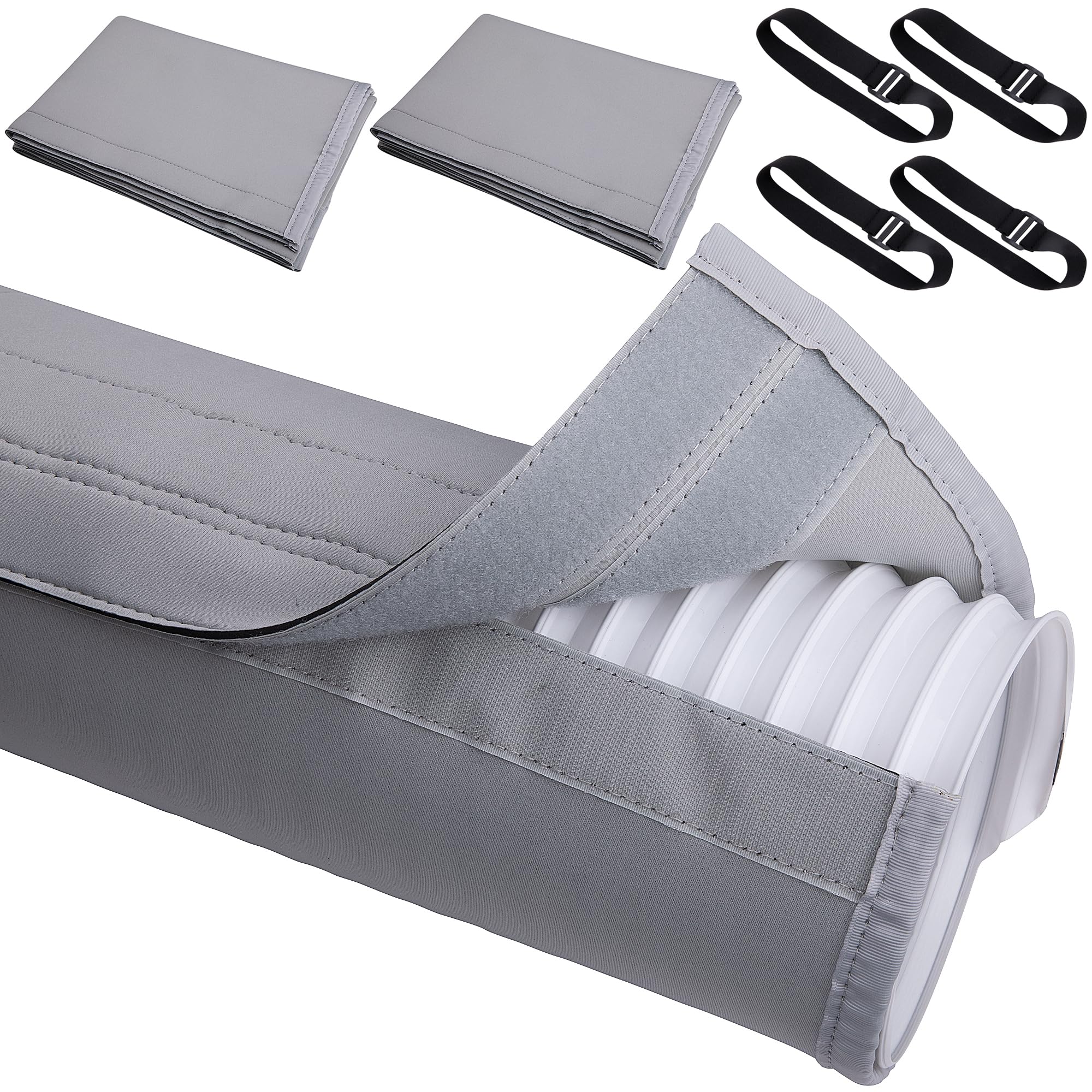 Air Conditioner Hose Cover Wrap   Ac Hose Duct Vent Cover Sleeve Insulated Cover For Portable Ac For 5'' & 5.9'' Diameter Exhaus