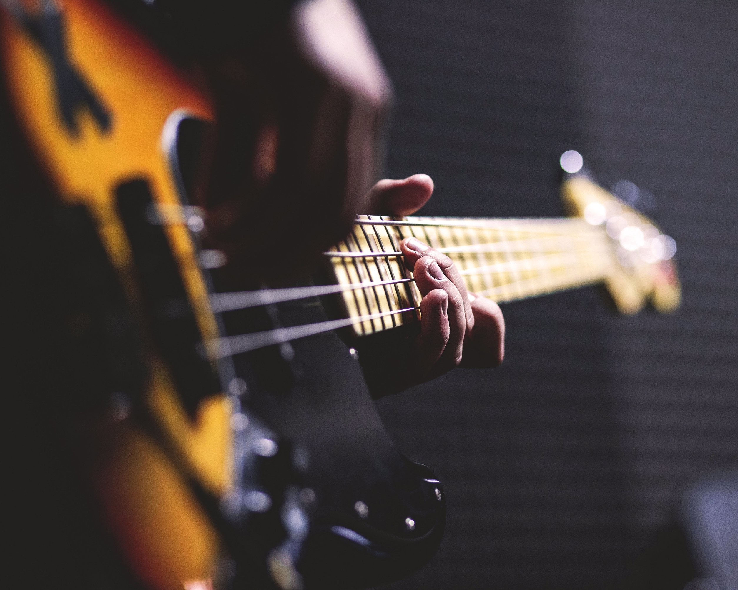 Dandrea Precision Bass Pickguards For Electric Guitar, Gold Sparkle