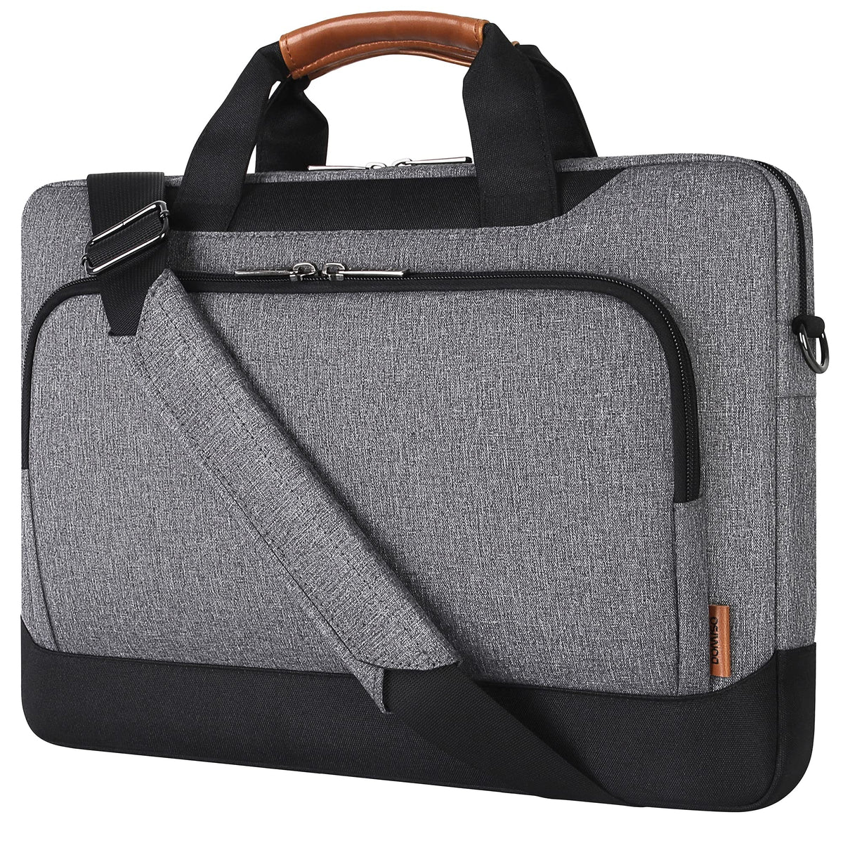 DOMISO 13.5-14 Inch Laptop Sleeve 14 Inch Laptop Case Ultrabook Notebook Carrying Case Shoulderbag for MacBook Pro 14 Inch 2021 Model A2442 with M1 Pro/ M1 Max Chip & Touch ID,Grey