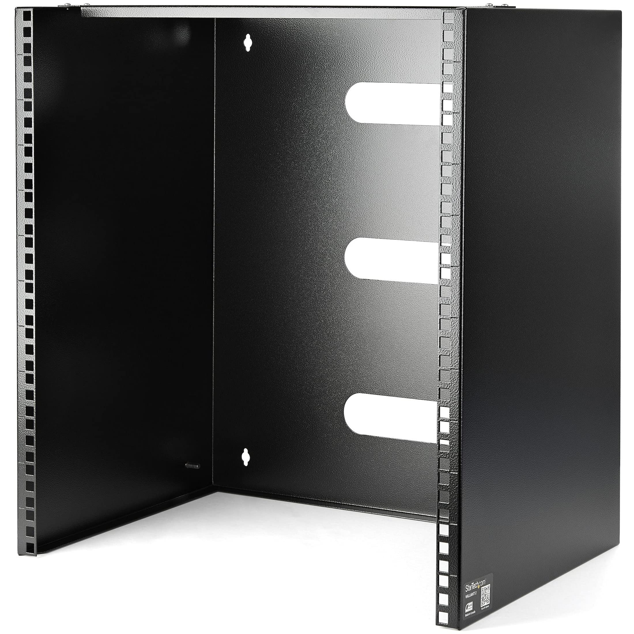 Startech.Com 12U Wall Mount Patch Panel Bracket   13.75 In. (34.93 Cm) Max. Mounting Depth   19'' Patch Panel Rack For Shallow N