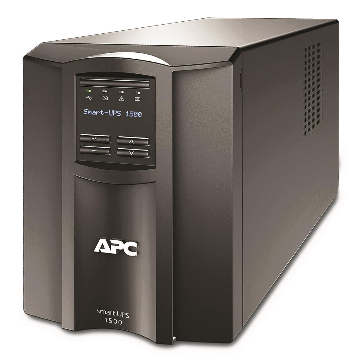 APC 1500VA Smart UPS with SmartConnect and Network Card, SMT1500CNC, Sinewave UPS Battery Backup, 120V, Line Interactive Uninterruptible Power Supply