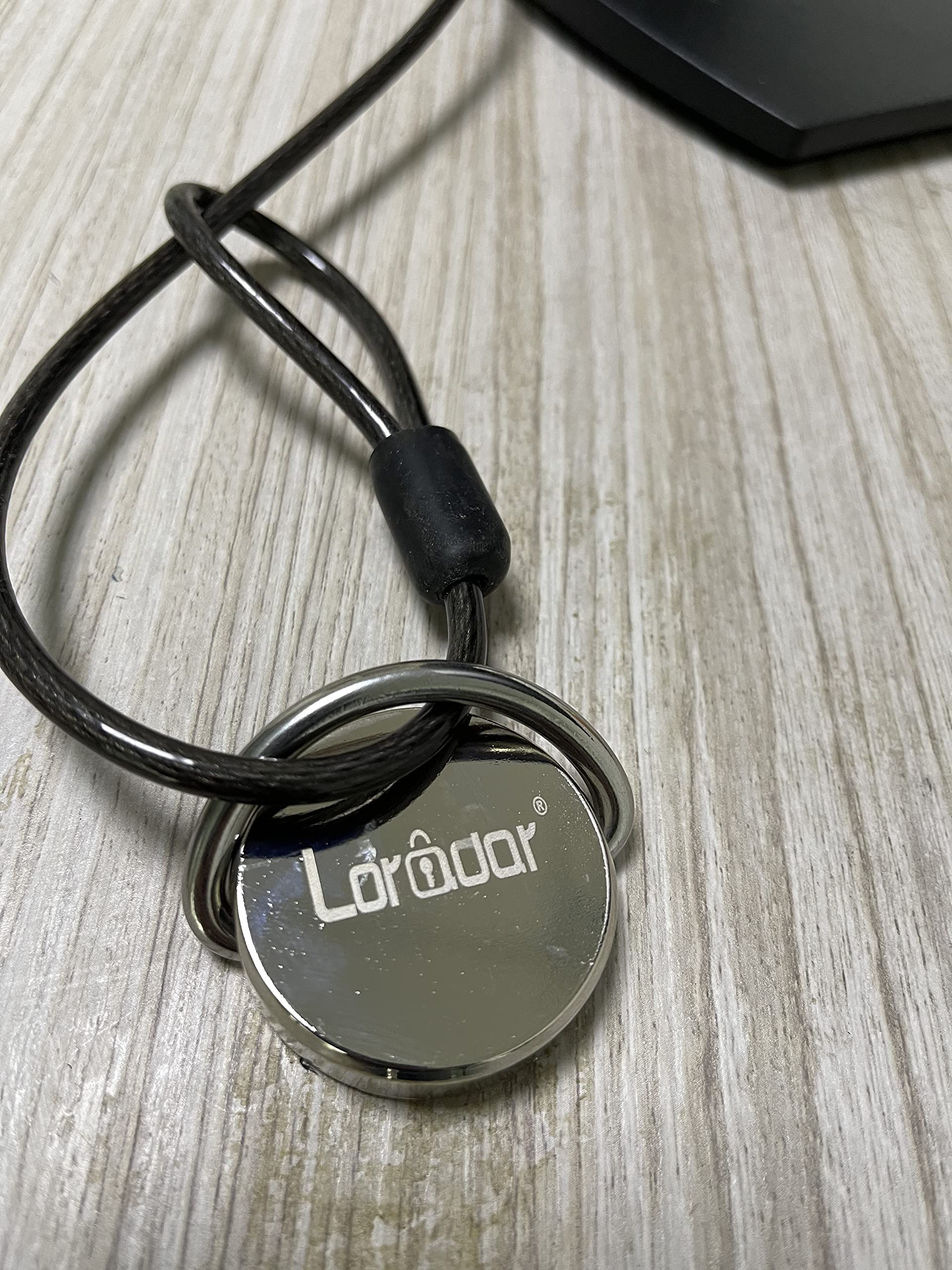 Loradar Stainless Steel Security Anchor Base Plate,Desk Mount Anchor For Laptop Cable Locks (1 Pack)