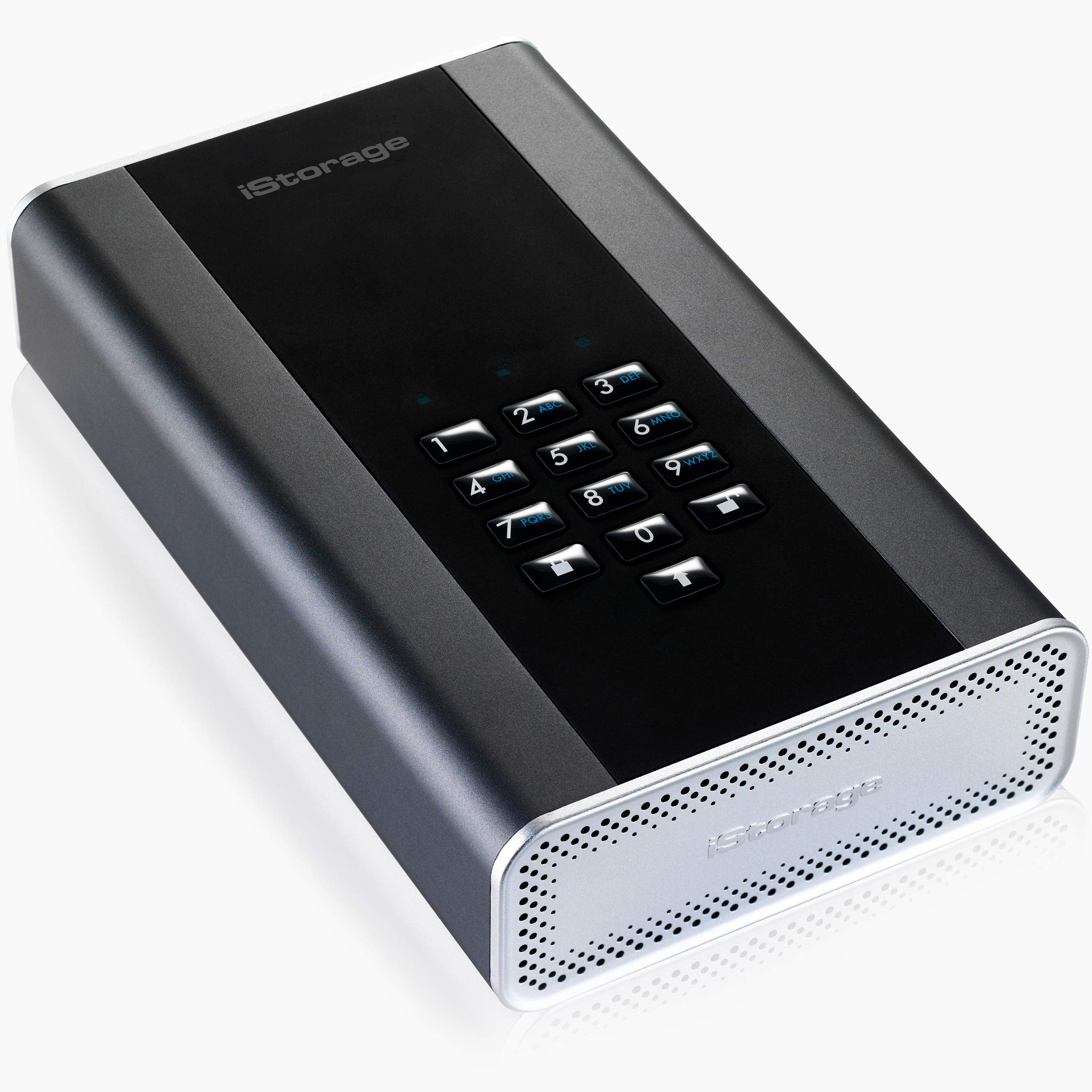 Istorage Diskashur Dt2 256 Bit 8Tb | Fips Level 3 Certified | Secure Encrypted Desktop Hard Drive | Password Protected
