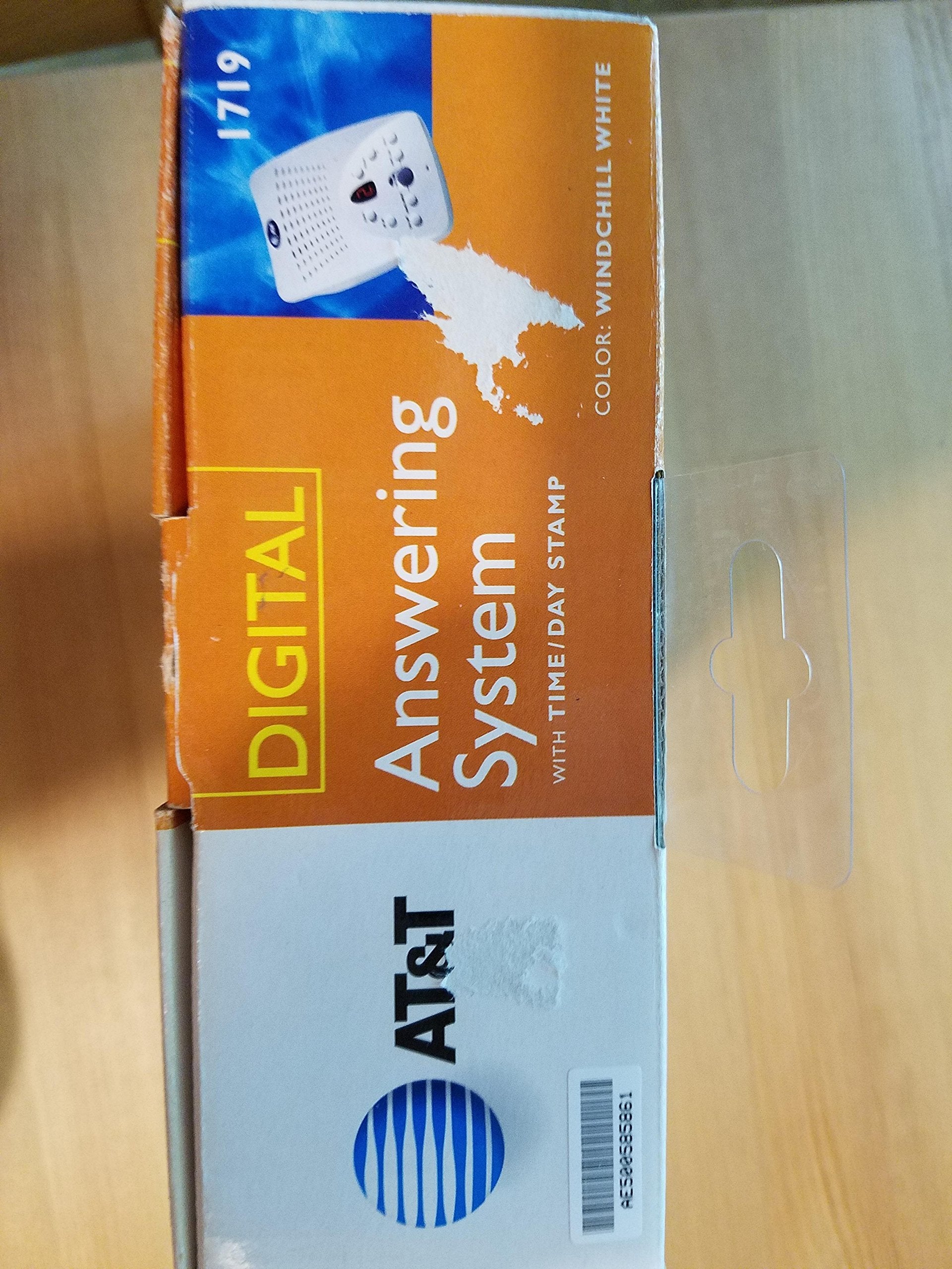 At&T 1719 Digital Answering Machine With Audible Caller Id