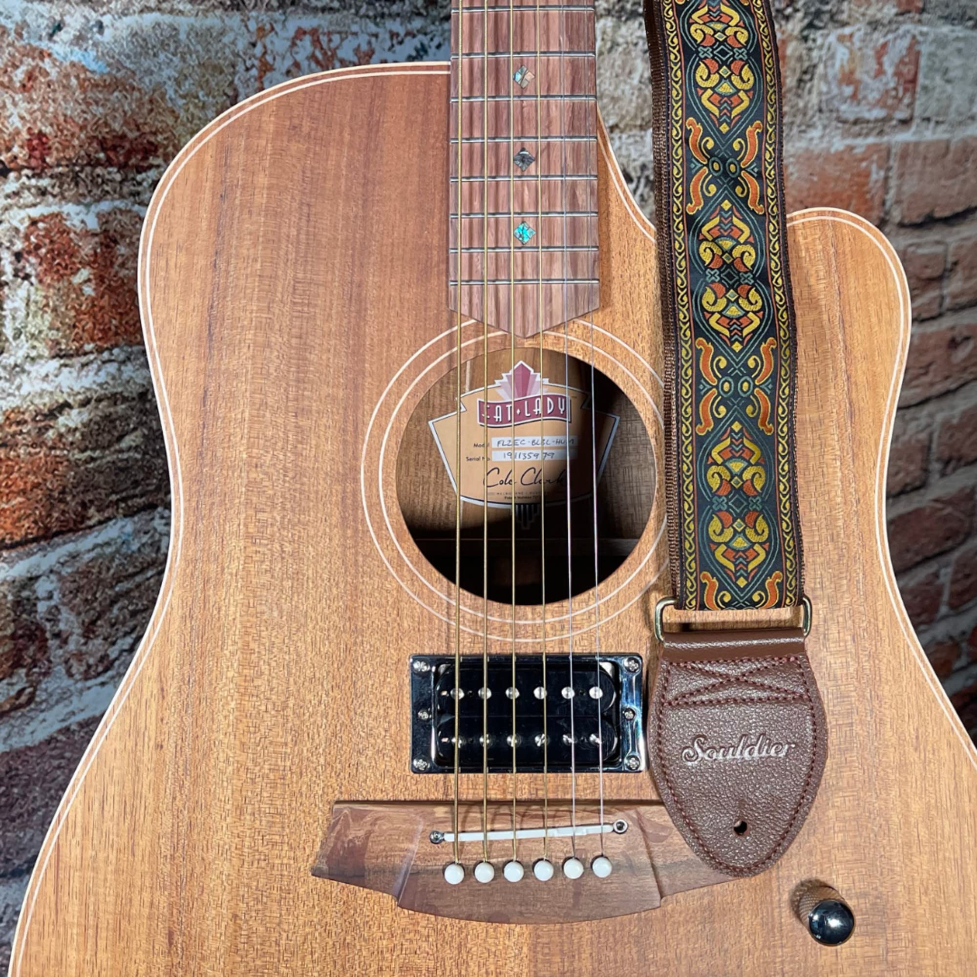 Souldier Gs0251Nm05Wb   Handmade Seatbelt Guitar Strap For Bass, Electric Or Acoustic Guitar, 2 Inches Wide And Adjustable Lengt