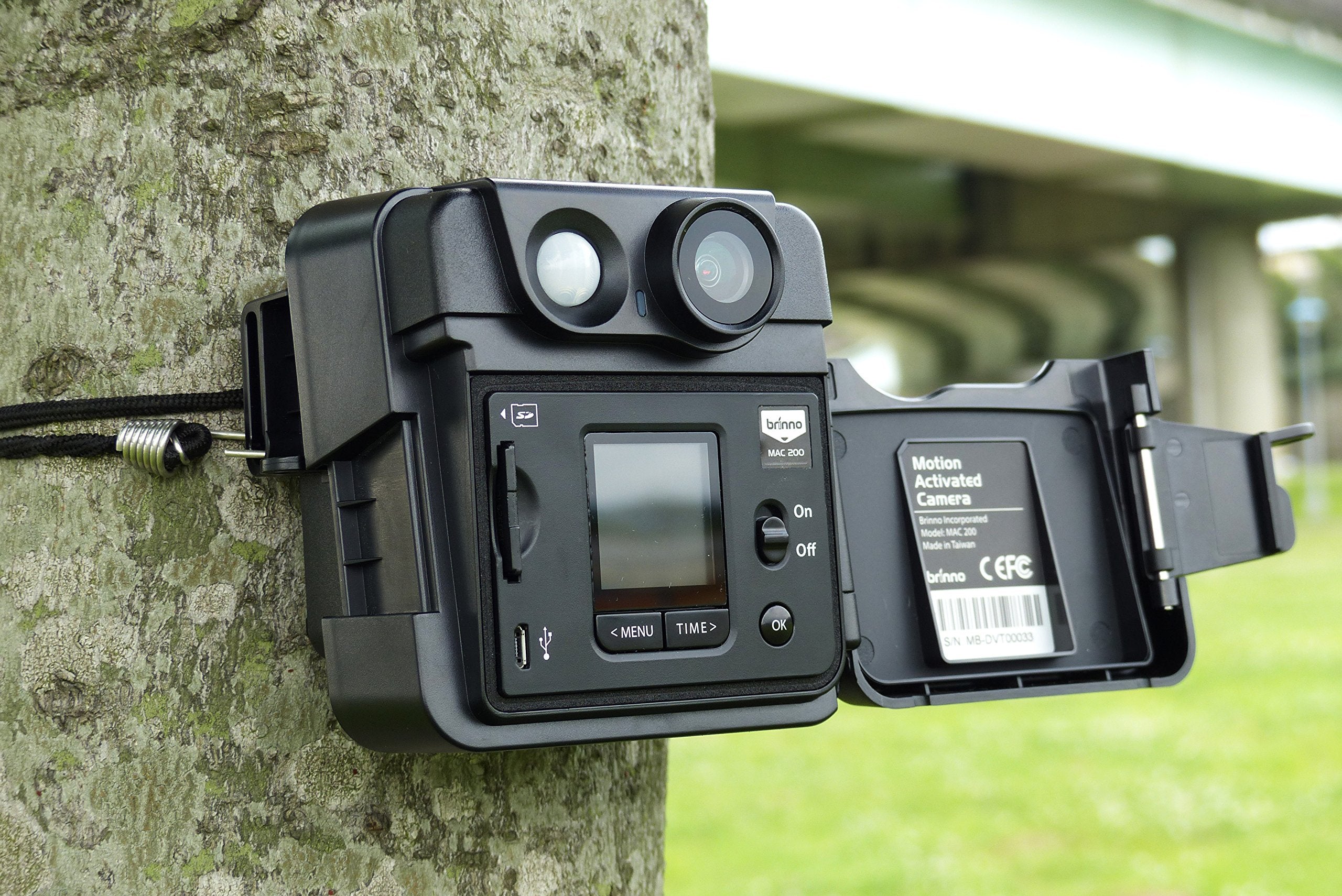 Brinno Mac200Dn Portable Motion Activated Wireless Outdoor Security Camera (Black)