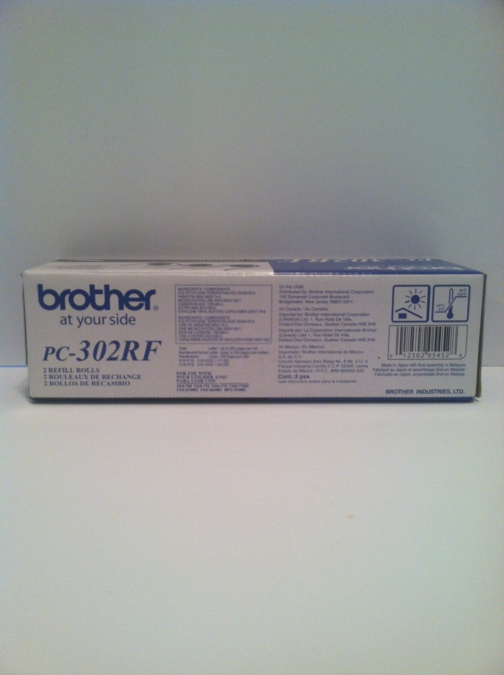 Brtpc302Rf   Brother Pc302Rf Thermal Ribbon Refill Rolls