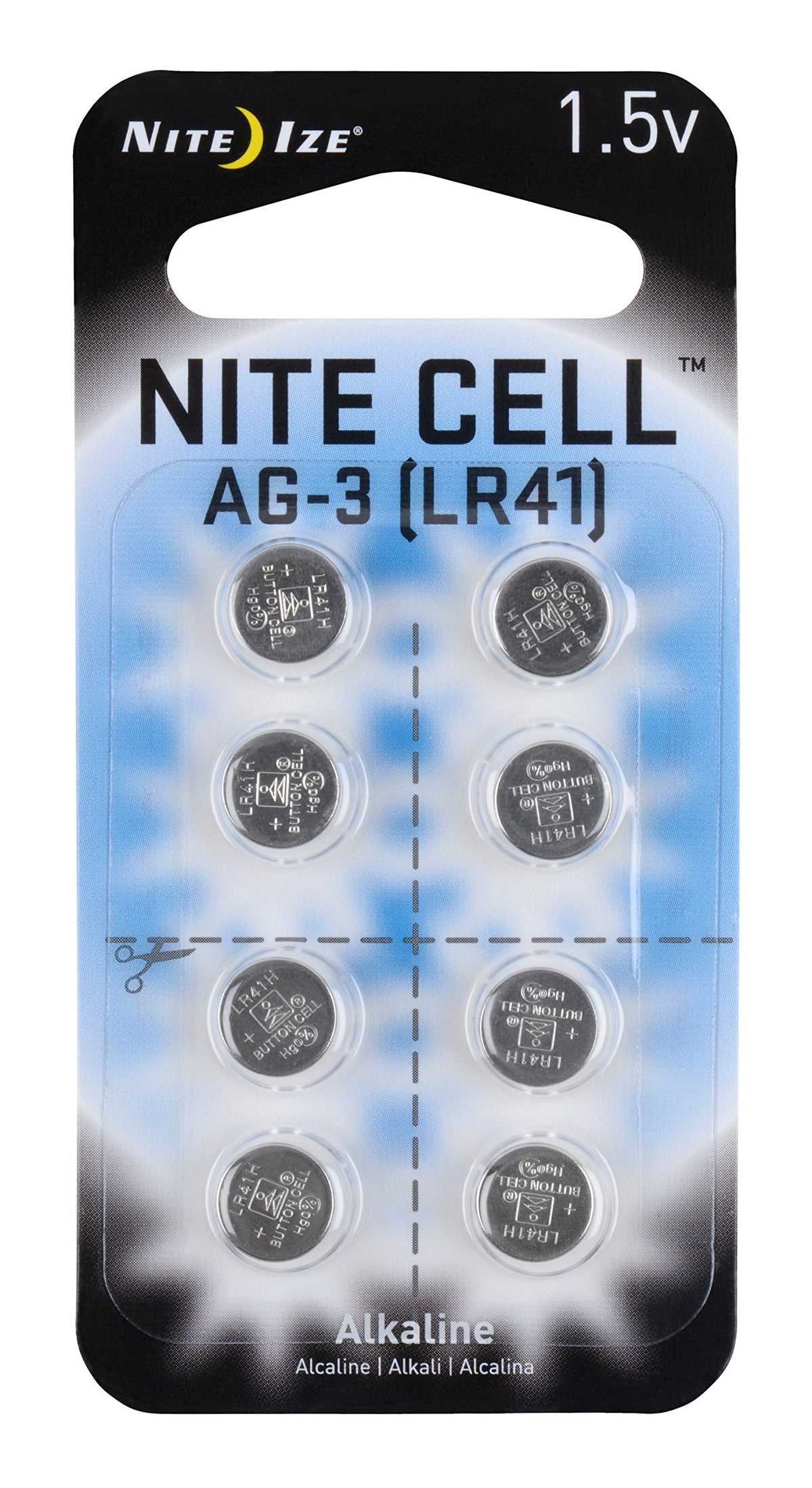 Nite Ize Nite Cell Ag 3 Lr41 Replacement Batteries (8 Pack)