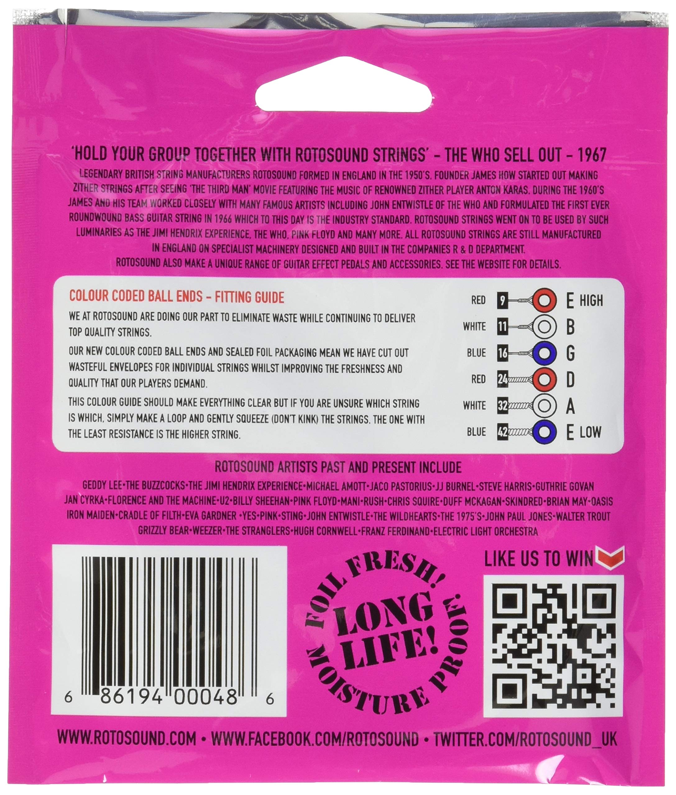 Rotosound R9 Electric Guitar Set