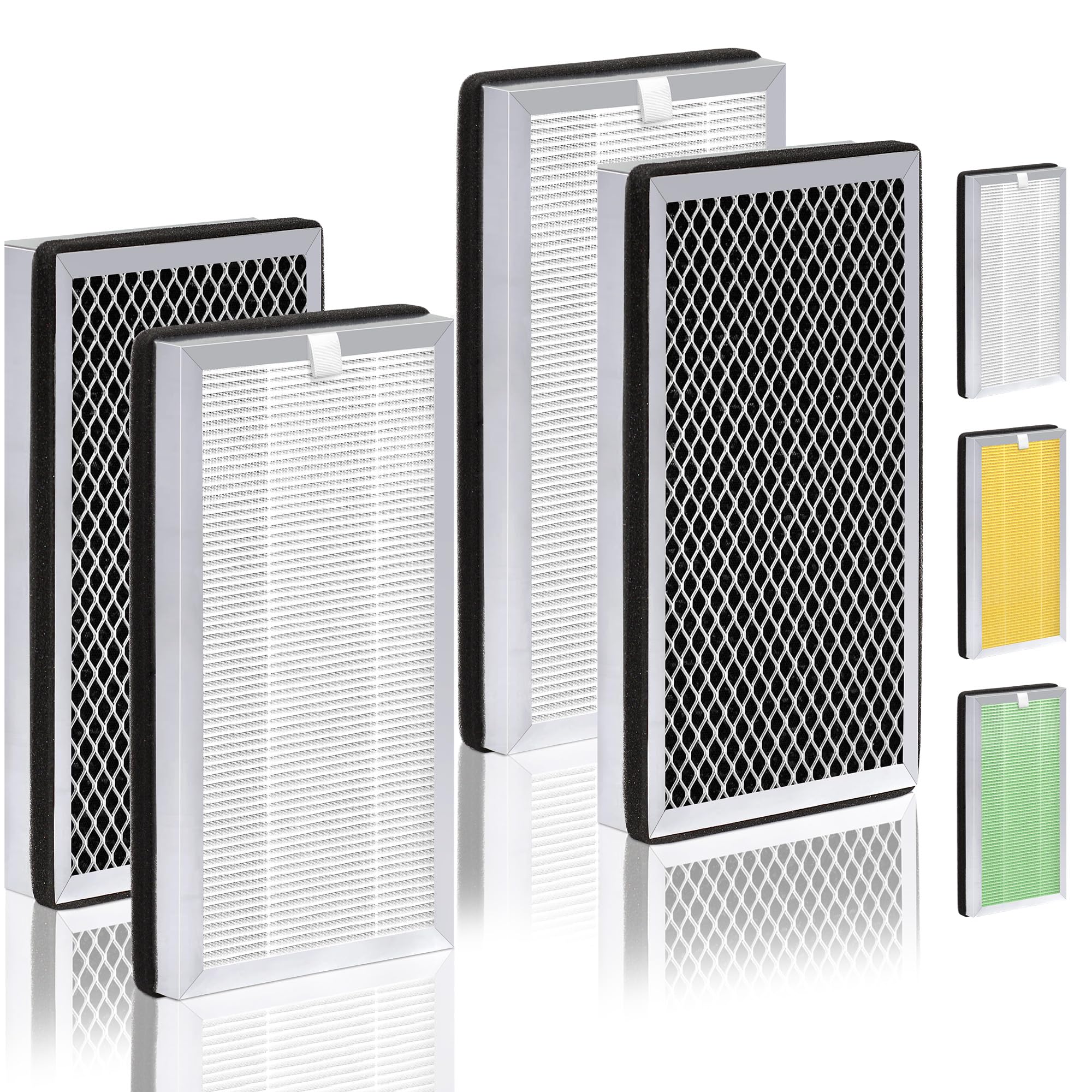 Zouhwaso 15 Replacement Filter Compatible With Ma Air Puri Fier 15 Series, 3 In 1 Composite Filtration With H13 Hepa Filter, Fin