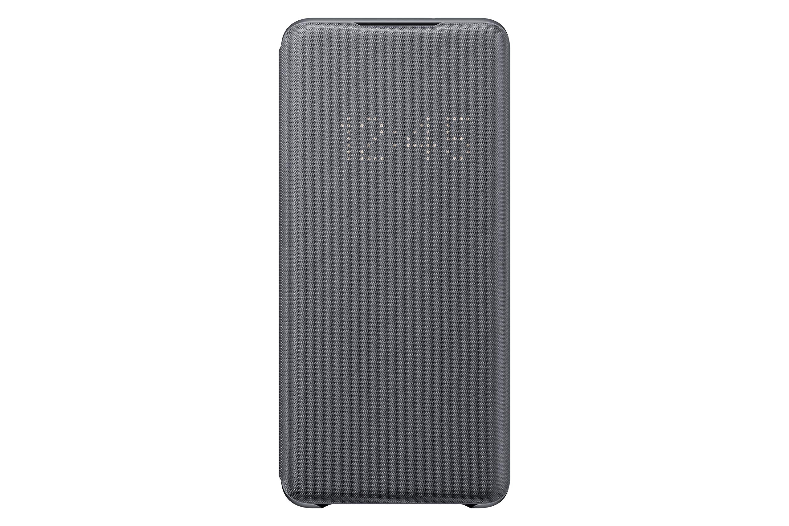 SAMSUNG Galaxy S20+ Plus Case, LED Wallet Cover  Gray (US Version with Warranty)
