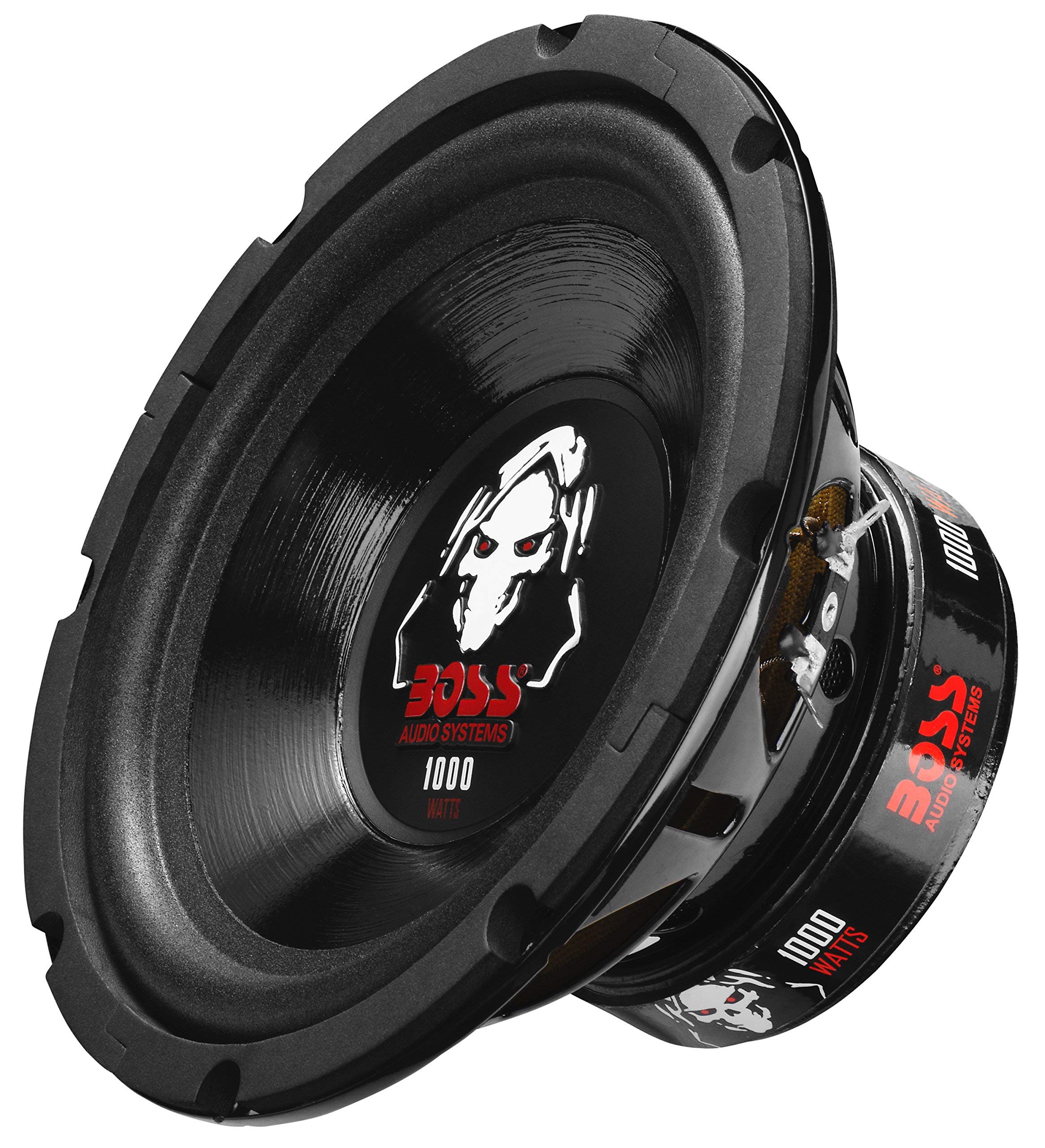 Boss Audio Systems P80Dvc 1000 Watt, 8 Inch, Dual 4 Ohm Voice Coil Car Subwoofer