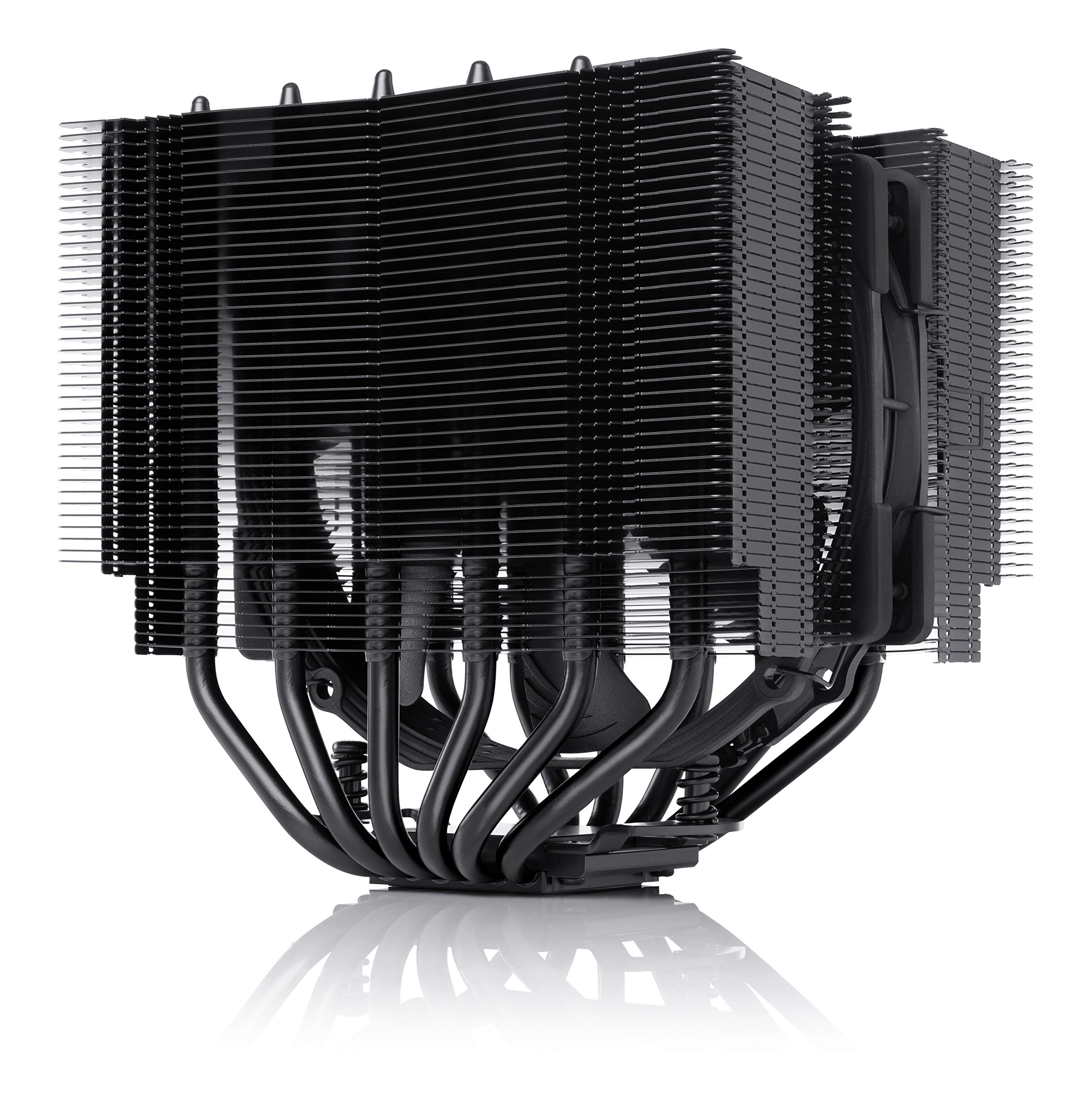 Noctua Nh D15S Chromax.Black, Premium Dual Tower Cpu Cooler With Nf A15 Pwm 140Mm Fan (Black)