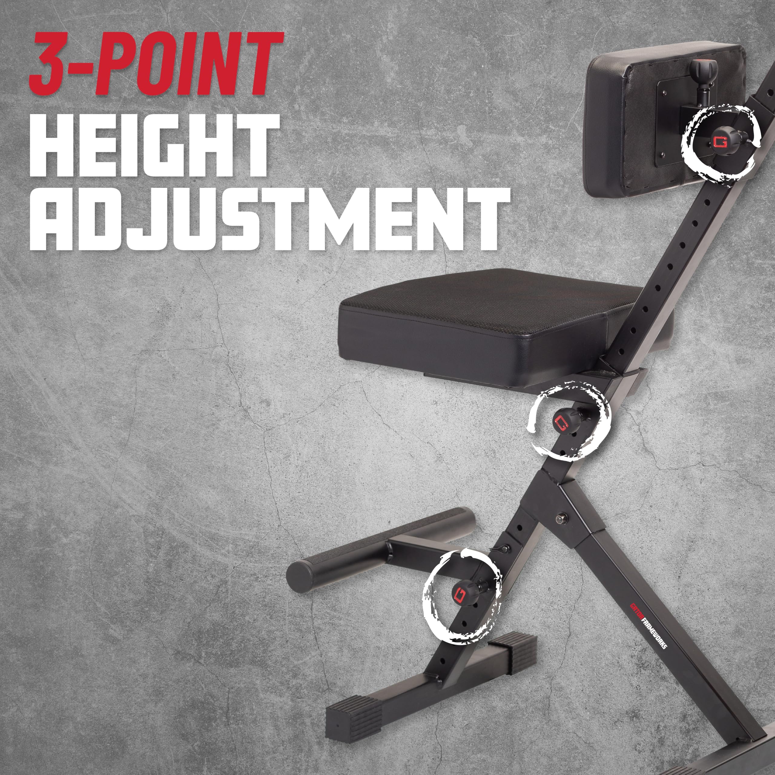 Gator Frameworks Deluxe Guitar Seat With Adjustable Padded Backrest And Cushion, Rear Guitar Hanger Holds Both Acoustic And Elec