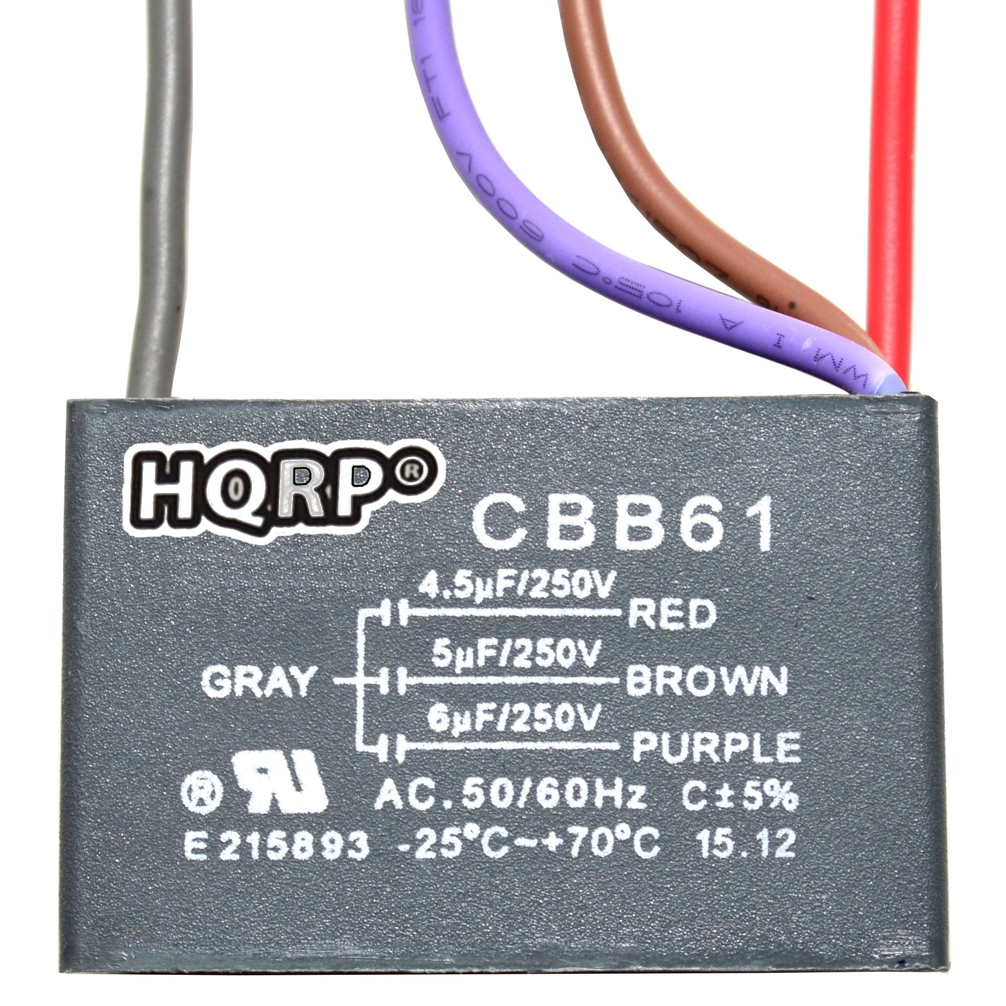 HQRP Ceiling Fan Capacitor Cbb61 - Thumbnail 4