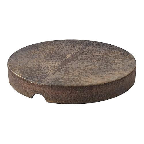 Remo Tar, Frame Drum, Skyndeep� Fixed Goat Stripe Brown Graphic, 22' X 3'