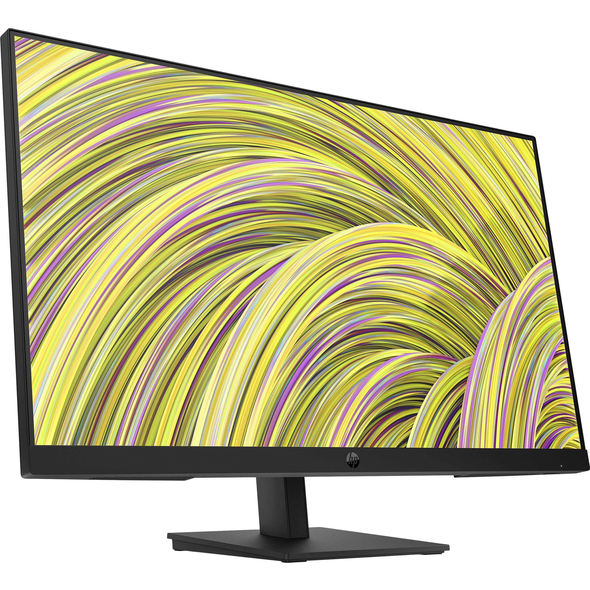 Hp 27    Fhd Ips (1920X1080) Monitor Bundle With Docztorm Dock, 75Hz Display, 1 Hdmi 1.4, 1 Display Port 1.2, 1 Vga, Anti-Glare,