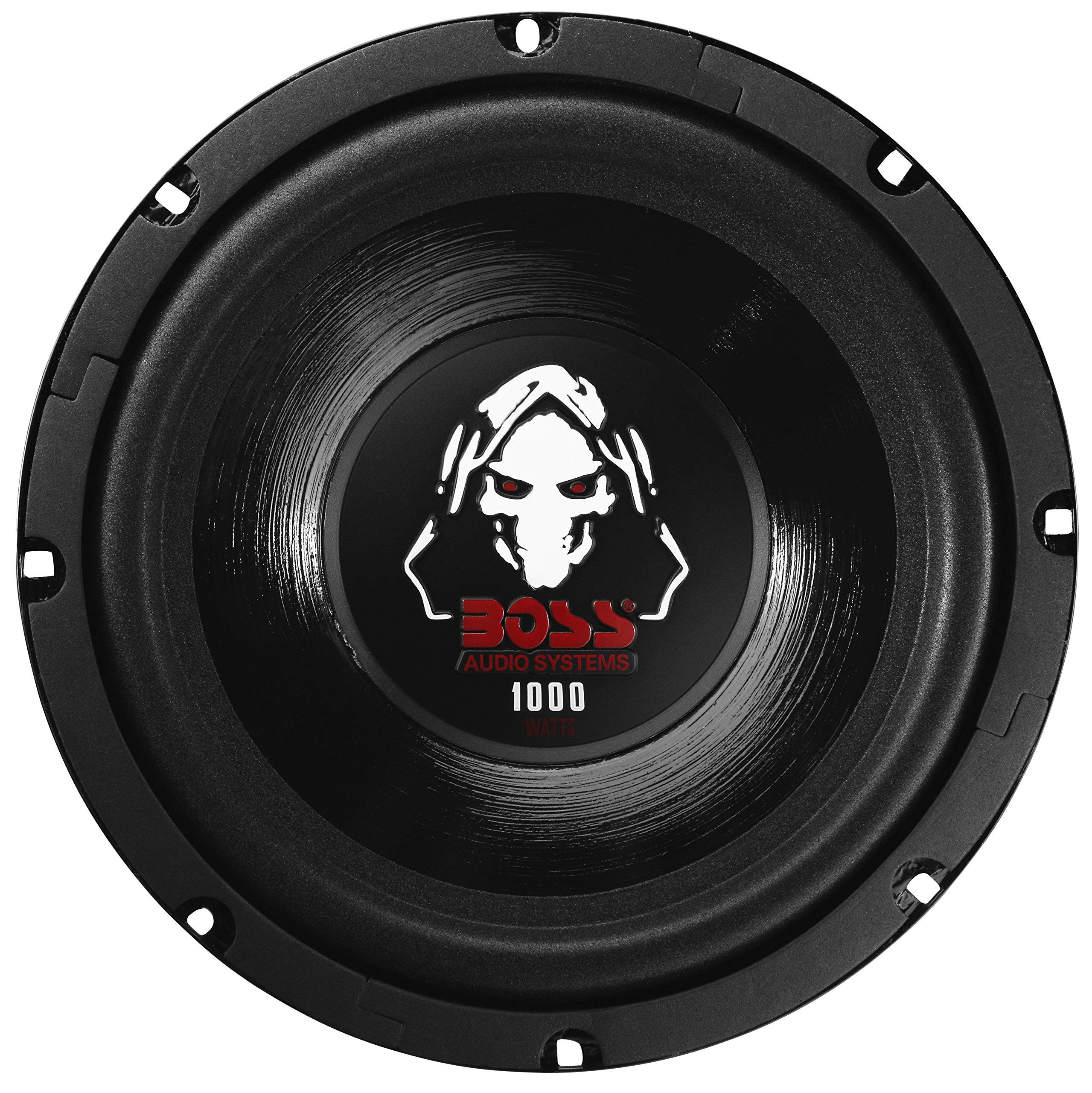 Boss Audio Systems P80Dvc 1000 Watt, 8 Inch, Dual 4 Ohm Voice Coil Car Subwoofer