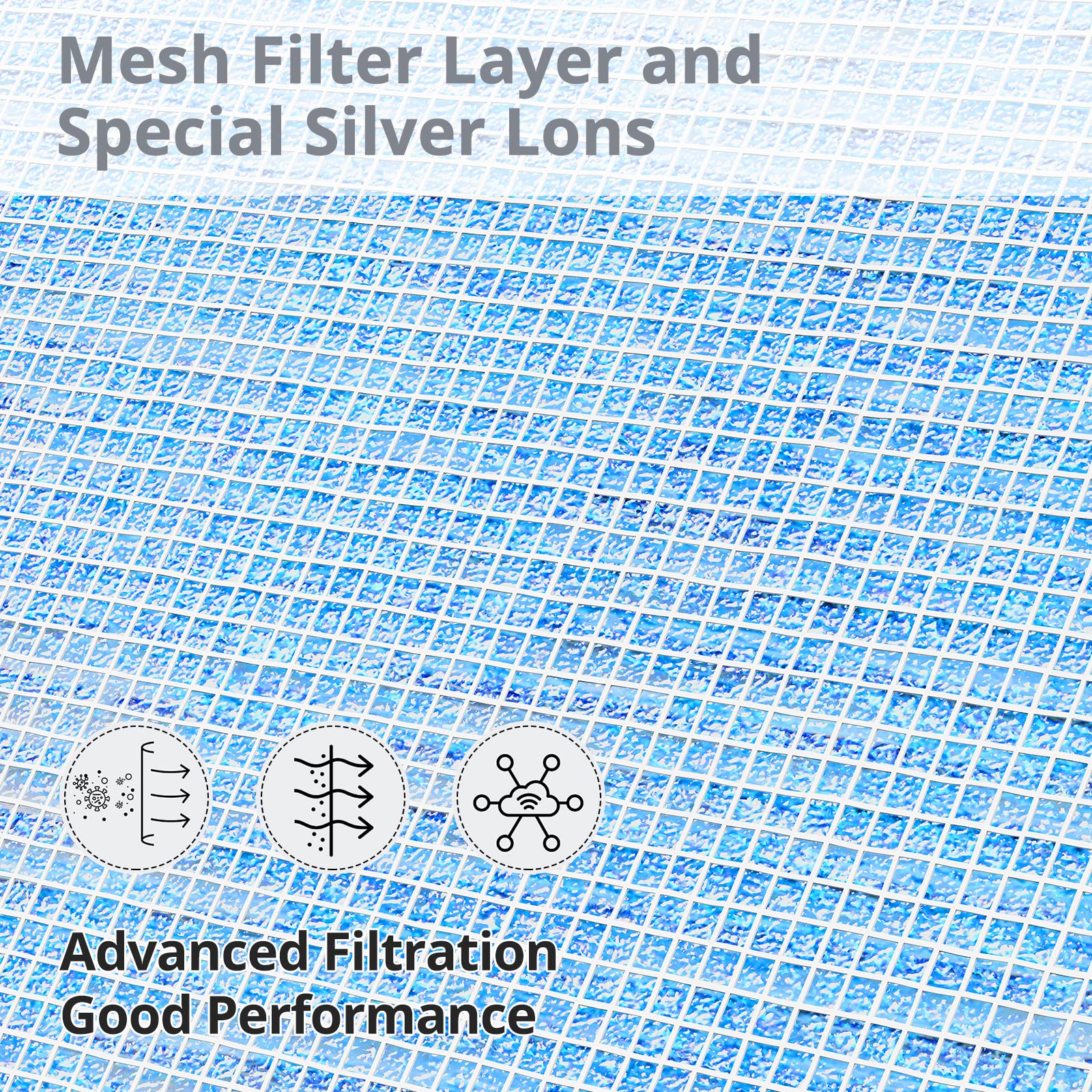 Mk04 Mg04Jh Replacement Filters   Compatible With Aroeve Mk04 Mg04Jh Air Purifier H13 True Hepa Filter, Part No. Mk04Lx, 2 Pack