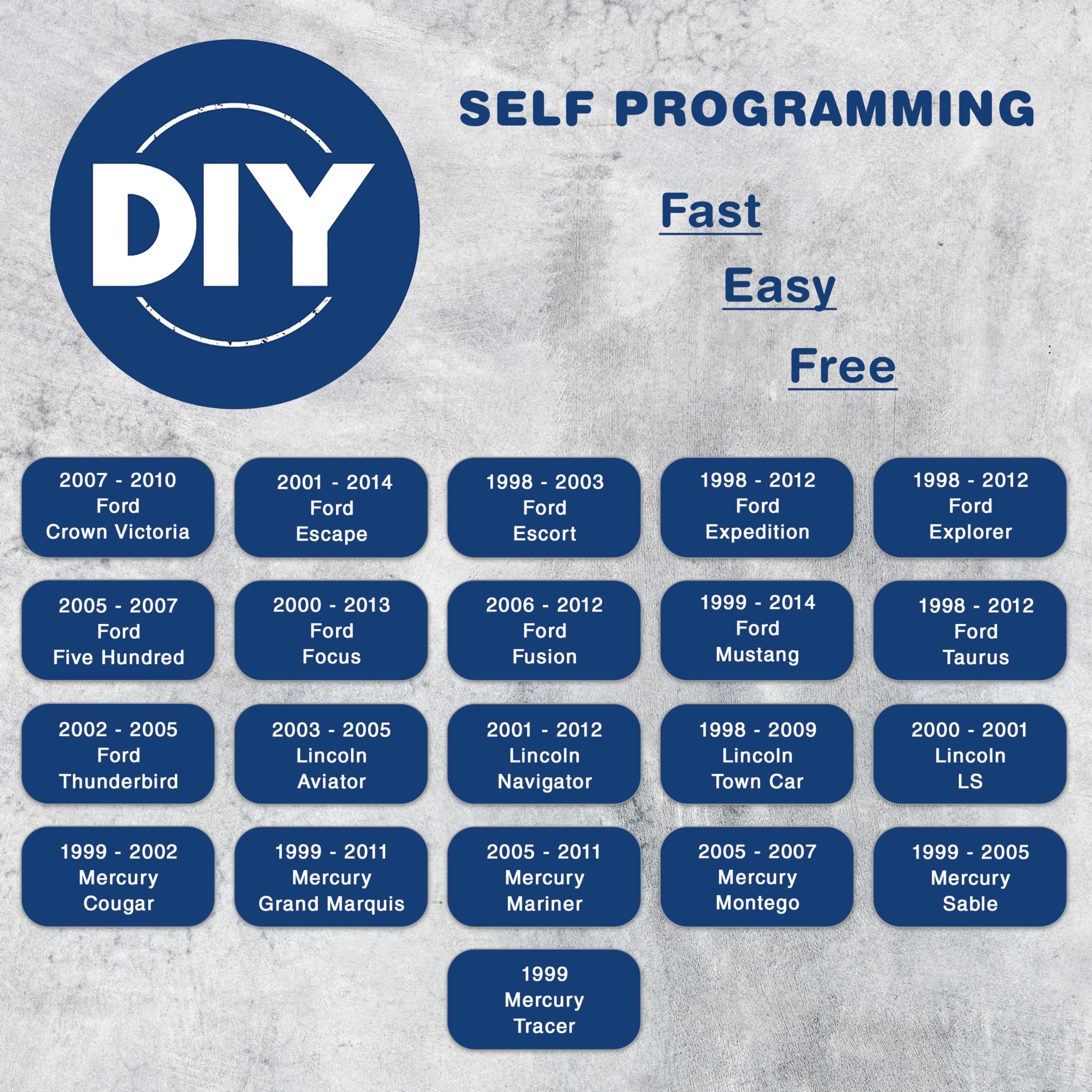 Keylessoption Replacement Keyless Entry Remote Control Car Key Fob   Black