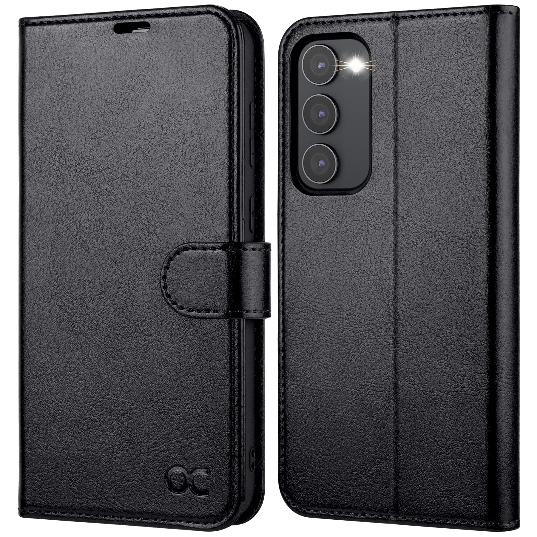 Ocase Compatible With Galaxy S23 Plus 5G Case Wallet, Pu Leather Flip Folio Case With Card Holders Rfid Blocking Kickstand [Shoc