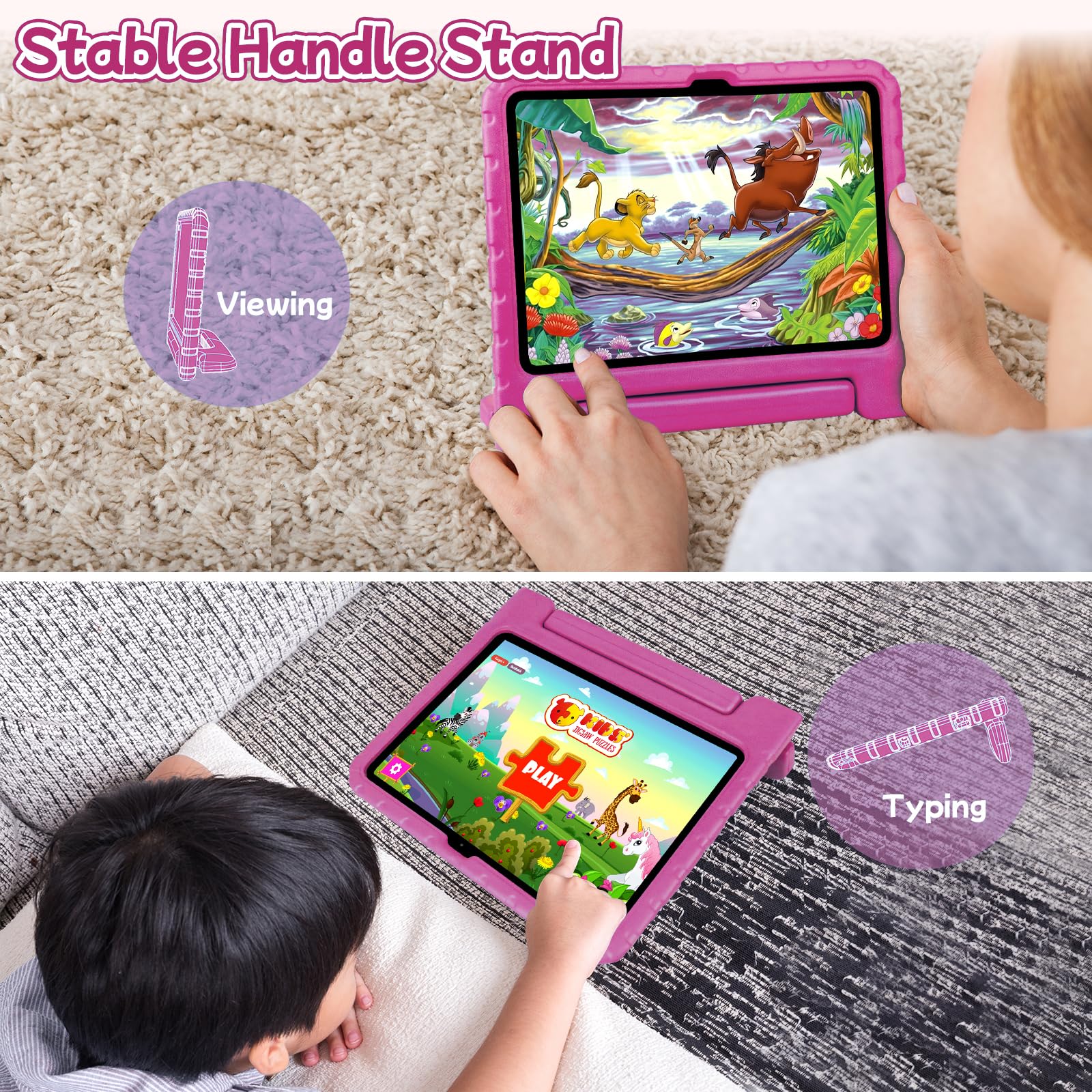 Billisgova New Kids Case For Ipad 10Th Generation 10.9 Inch 2022 Super Protection Ipad 10Th Gen Case With Pencil Holder And Prac