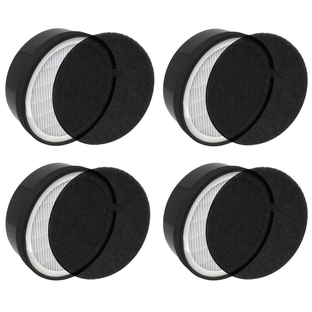 Fette Filter   Premium H13 True Hepa Replacement Filter Compatible With Levoit Air Purifier Lv H132 Also Compatiable With Other
