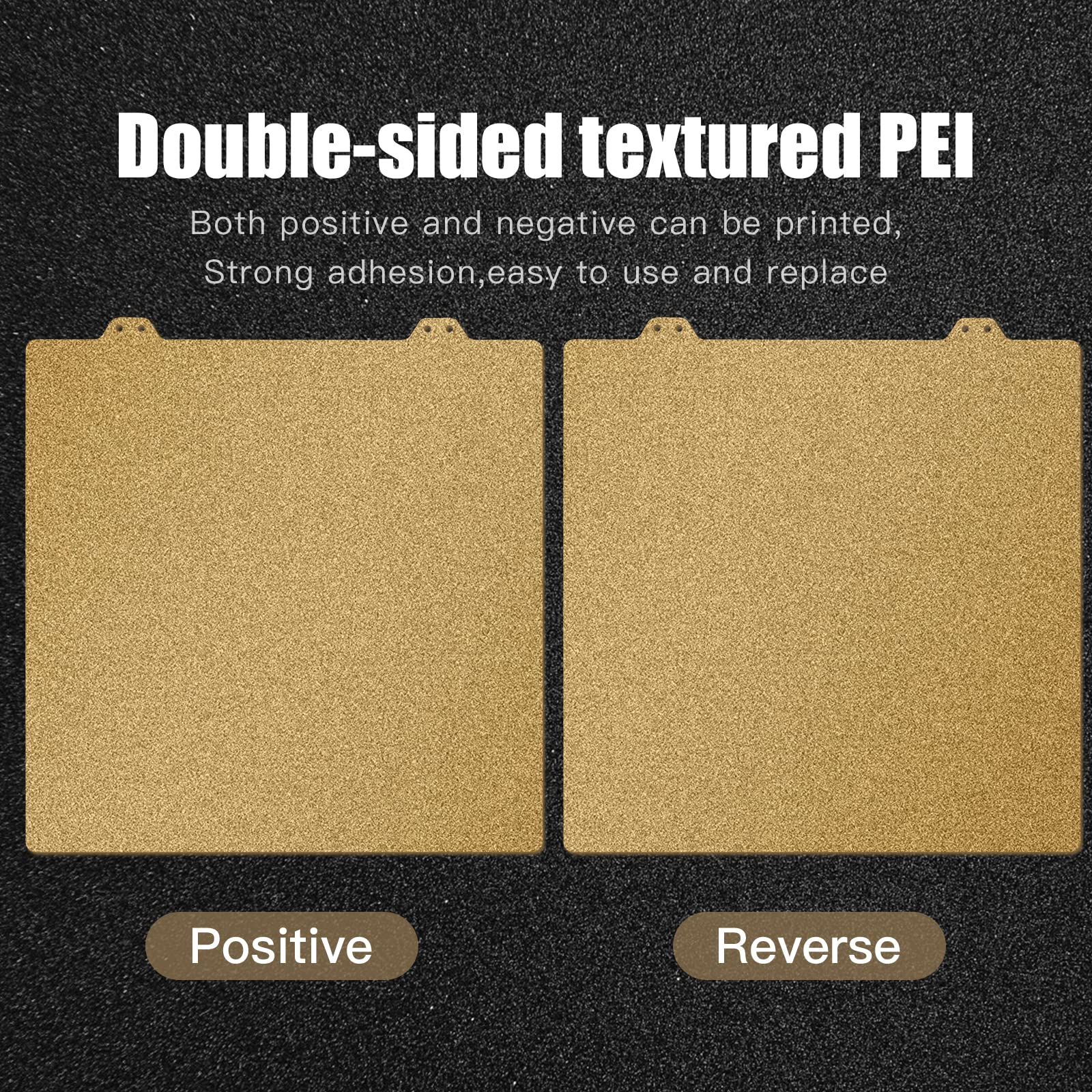 Double Sided Textured Pei Printing Bed,3D Printer Parts Printing Plate Frosted Pei Surface 235X235Mm For Ender 3 V2,Ender 3 Pro,