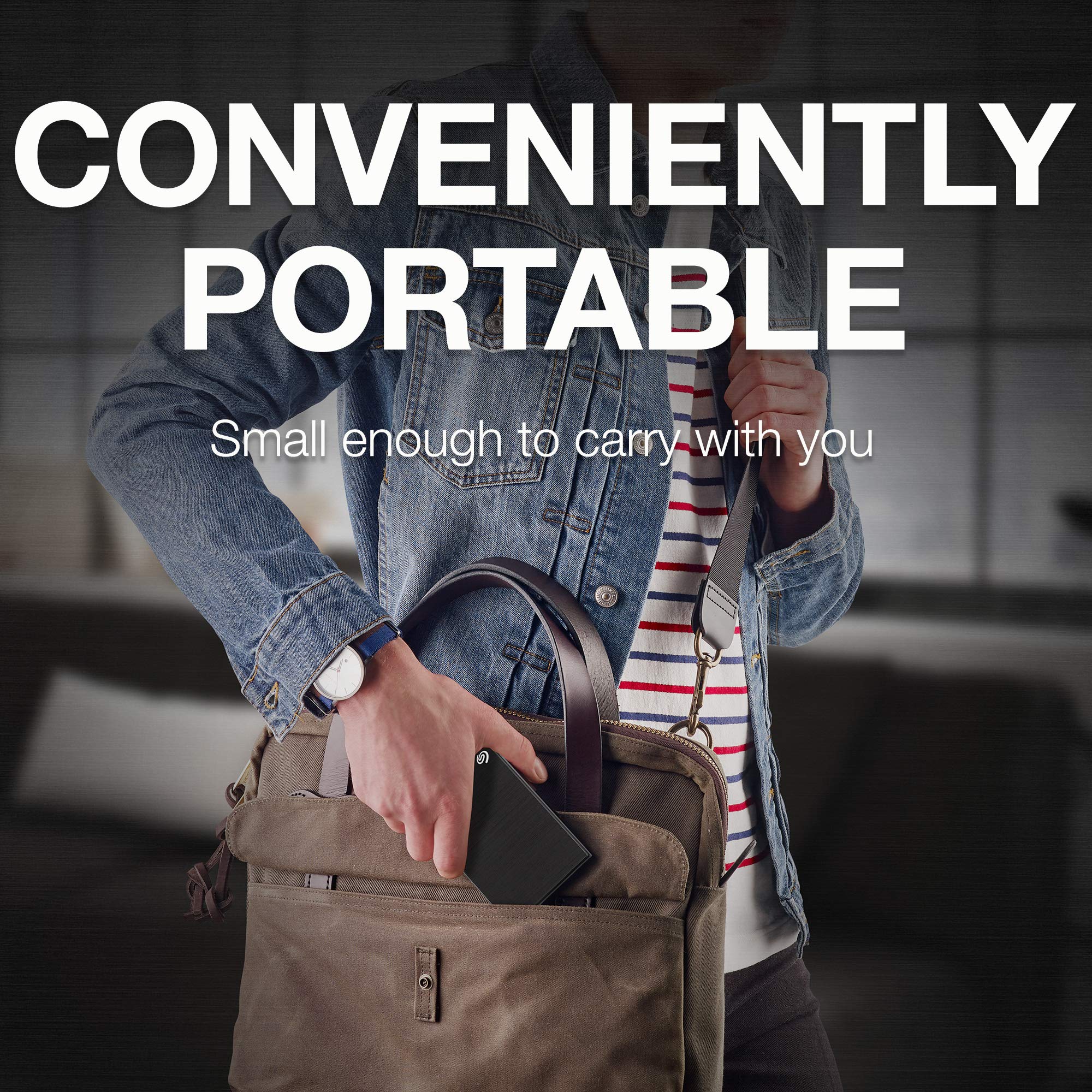 Seagate One Touch, 2Tb, Password Activated Hardware Encryption, Portable External Hard Drive, Portable External Hard Drive, Pc,