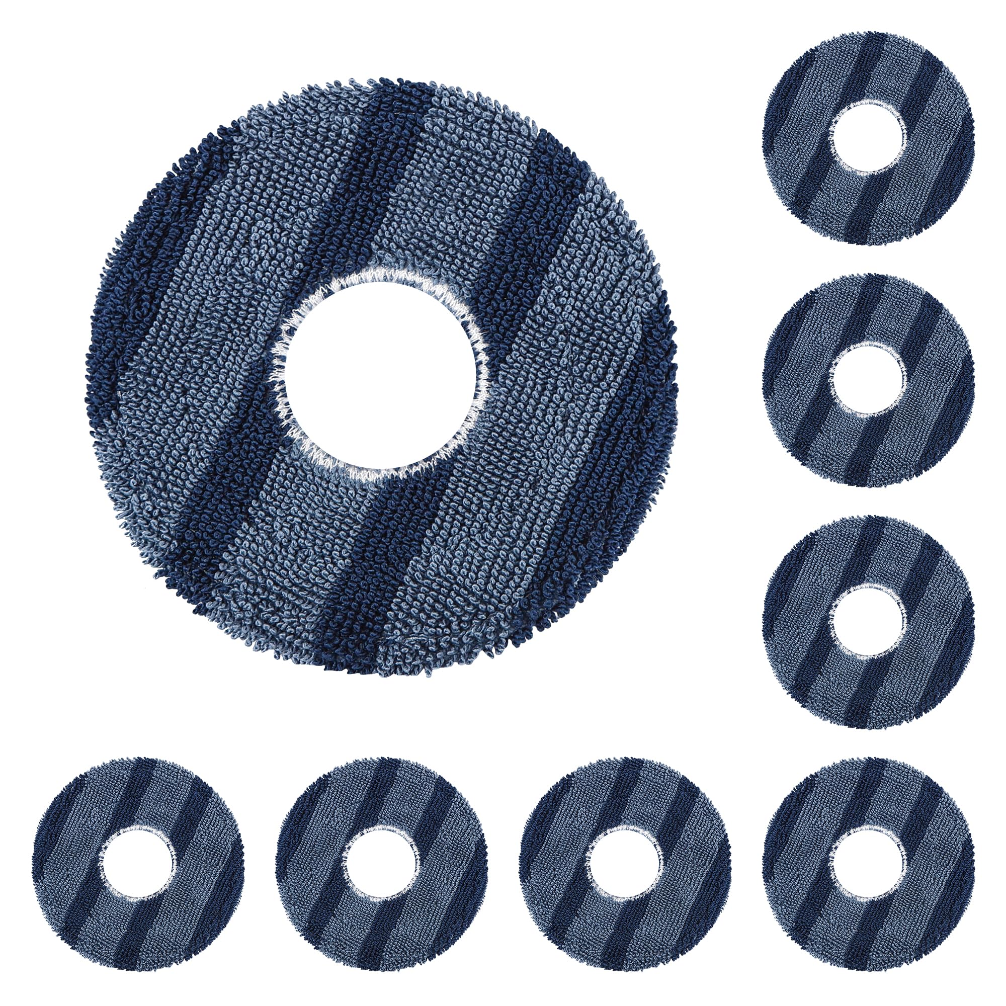 8Pack Mop Pads for Eufy C20 Omni Robot Vacuum, Washable Microfiber Refills