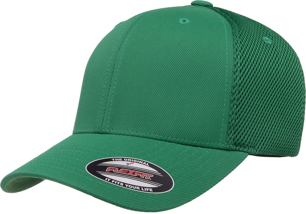 Flexfit Ultrafibre Airmesh Fitted Cap, Green, Xx Large