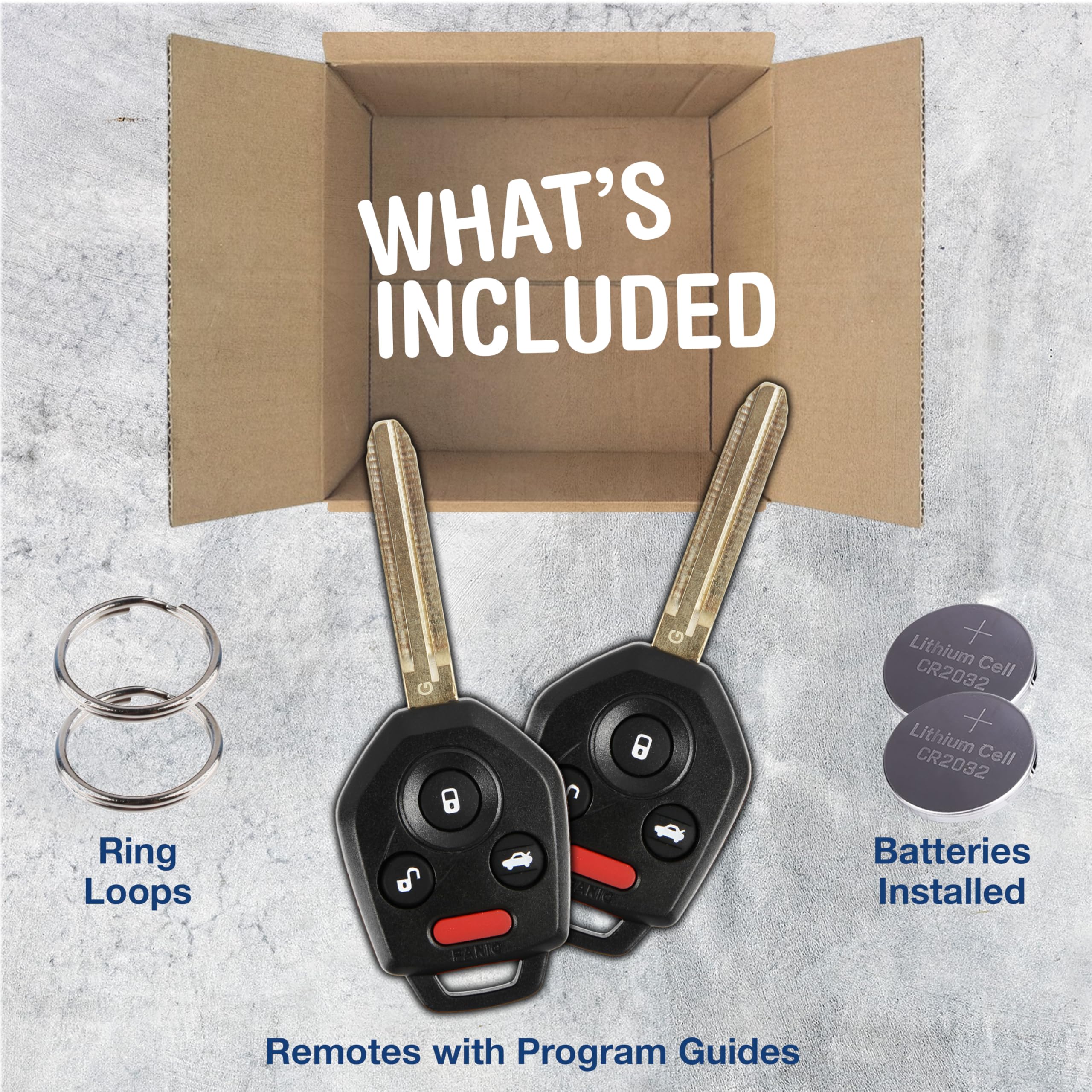 Keylessoption Key Fob Replacement For 2012 2013 2014 2015 2016 2017 2018 2019 Subaru Impreza Wrx Forester Xv Crosstrek Outback L