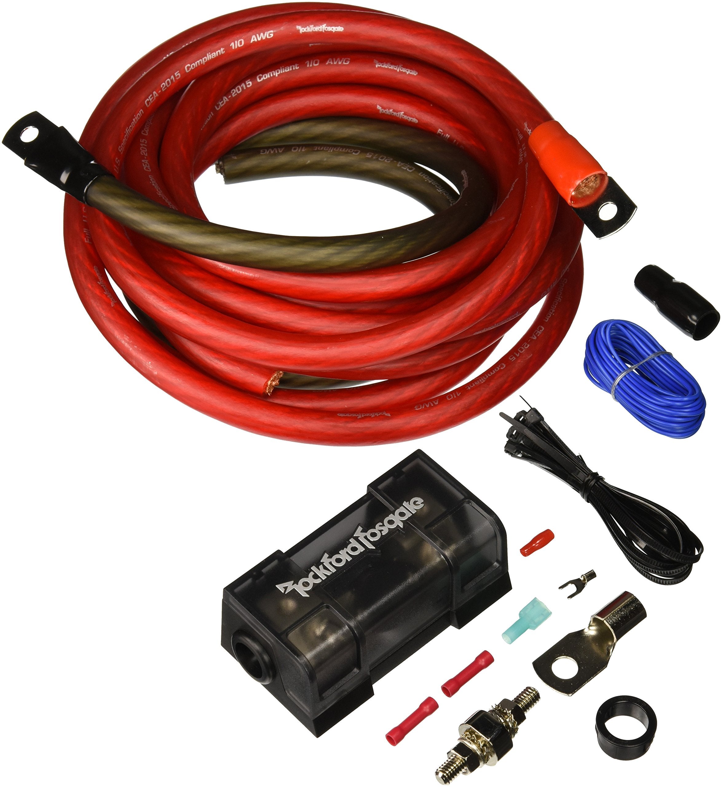 Rockford Fosgate Rfk1 1/0 Awg Power Only Install Kit