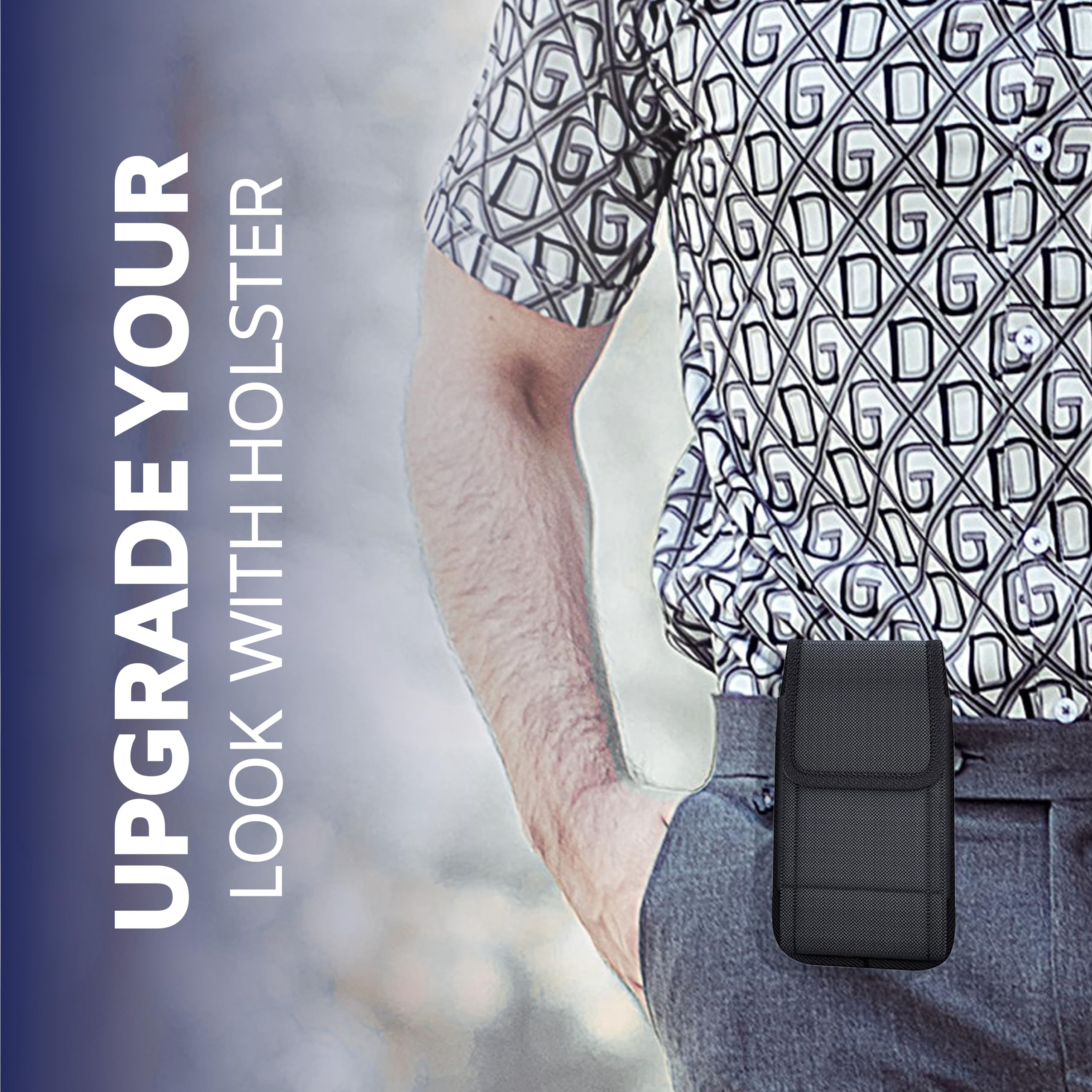 Nuvavo Cell Phone Holster For Iphone 15 Plus Pro Max Iphone 14 Pro Max 13 Pro Max 12 Pro Max, 11 Pro Max, Xs Max Case With Belt