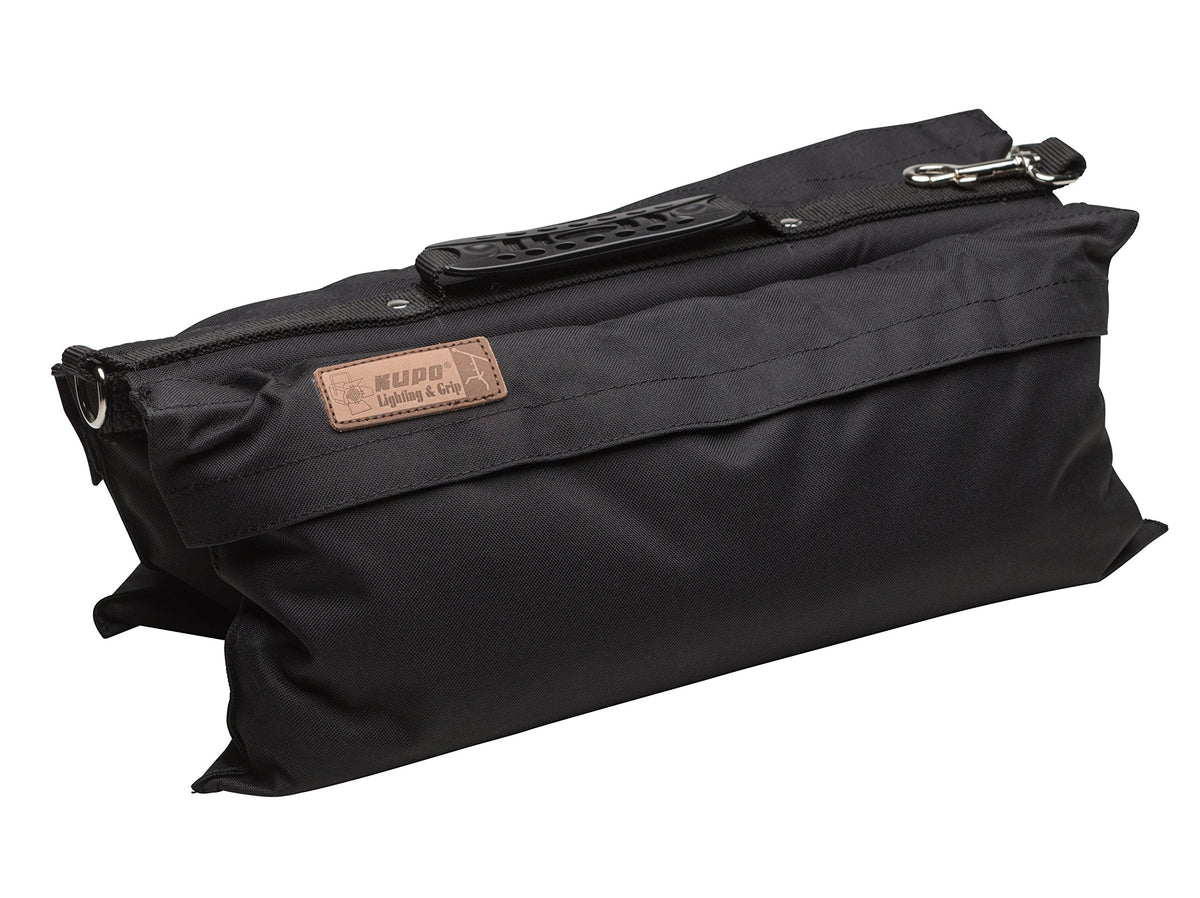 Kupo Hook And Loop Refillable Sandbag 22.4 Lbs (10.2Kg)   Empty (Kg083411), Black