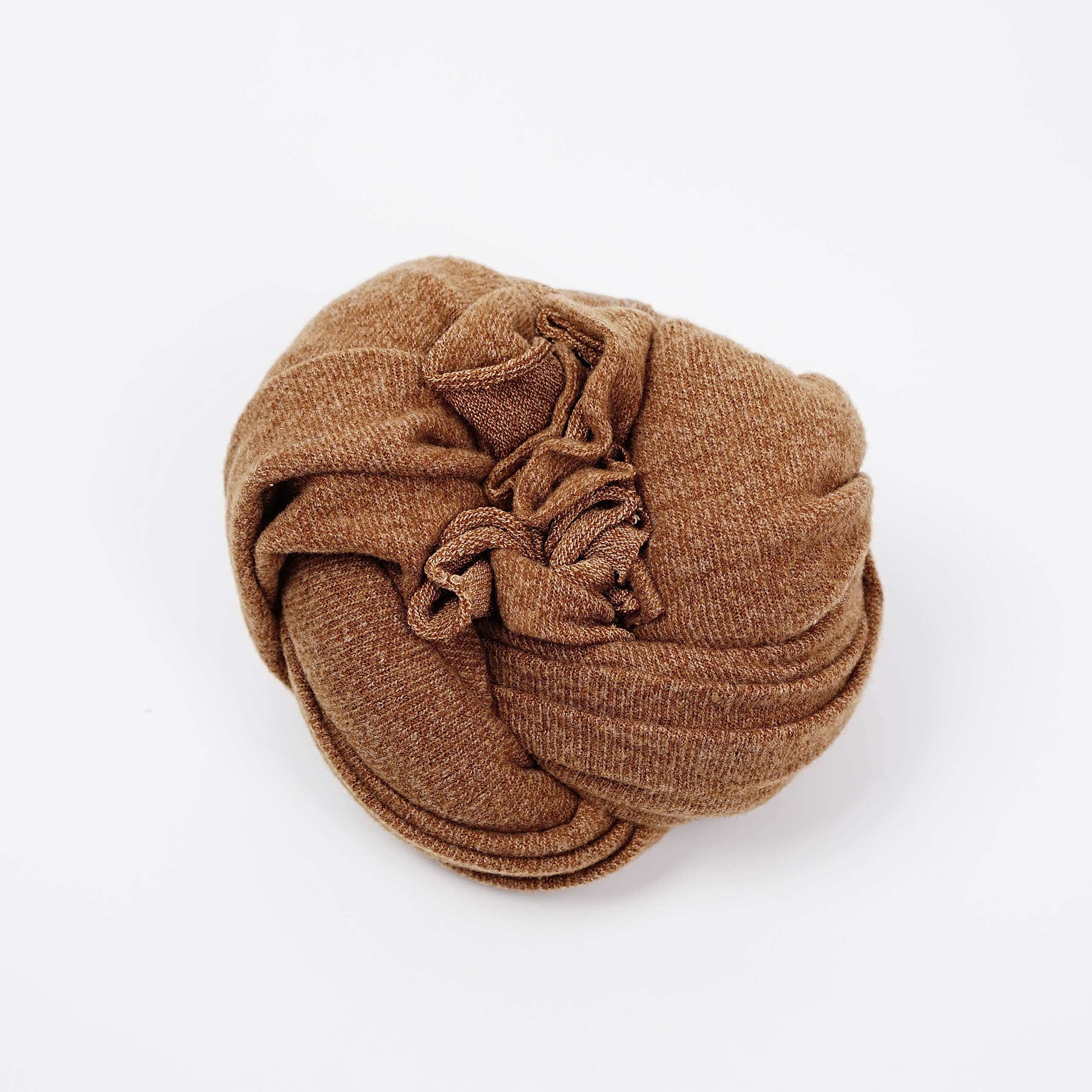 Coberllus Newborn Baby Photo Props Blanket Stretch Knit Double Side Wrap For Boys Girls Photography Shoot (Brown)