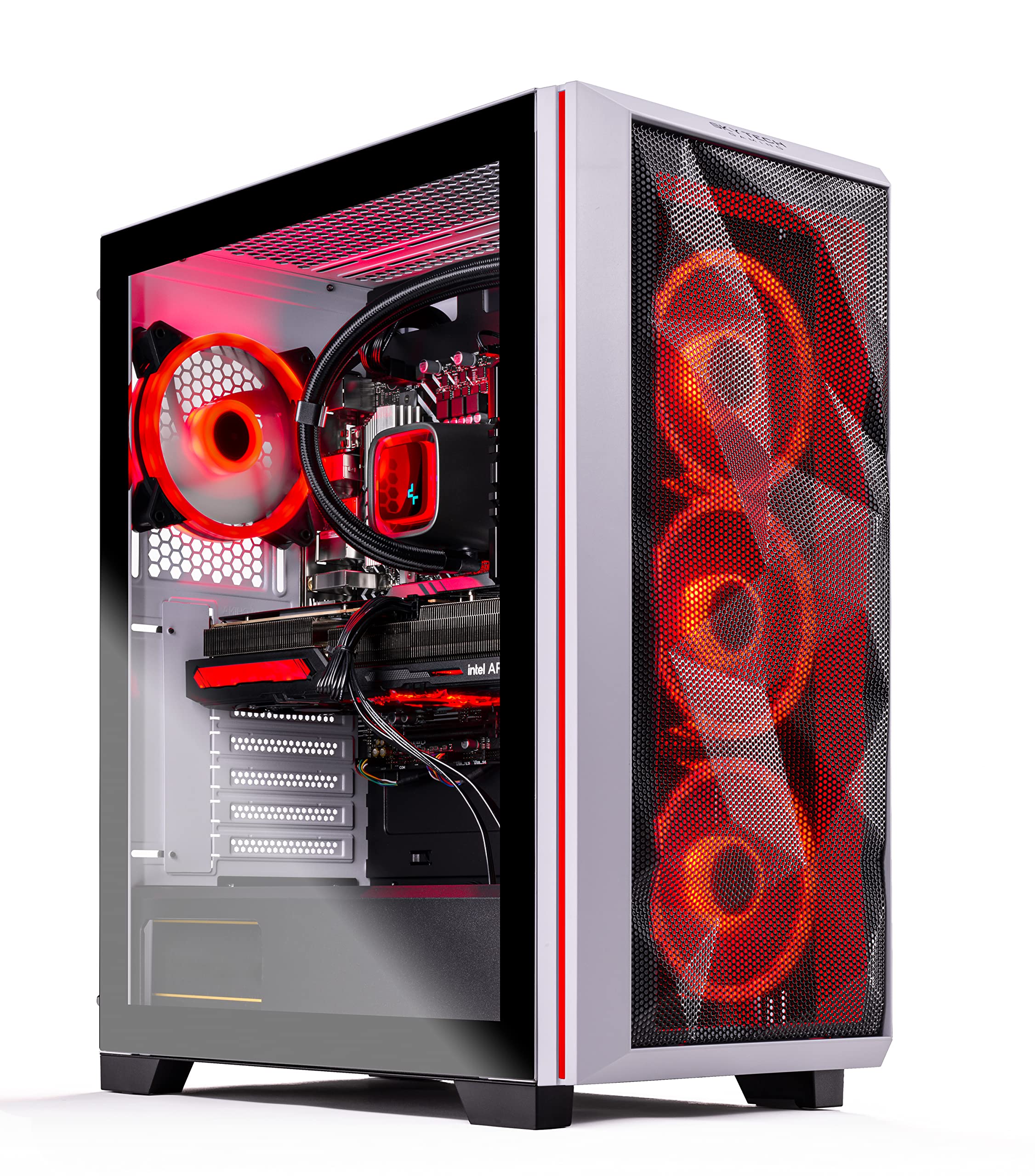 Skytech Gaming Pc Desktop   Intel Core I7 12700F 2.1 Ghz, Intel Arc A770, 1Tb Nvme Gen4 Ssd, 16Gb Ddr4 Ram 3200, 650W Gold Psu,