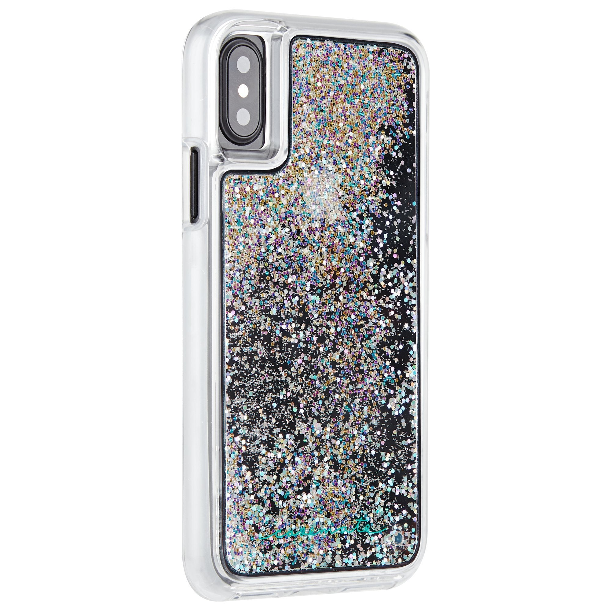 Case Mate Iphone X Case   Waterfall   Cascading Liquid Glitter   Protective Design   Apple Iphone 10   Iridescent