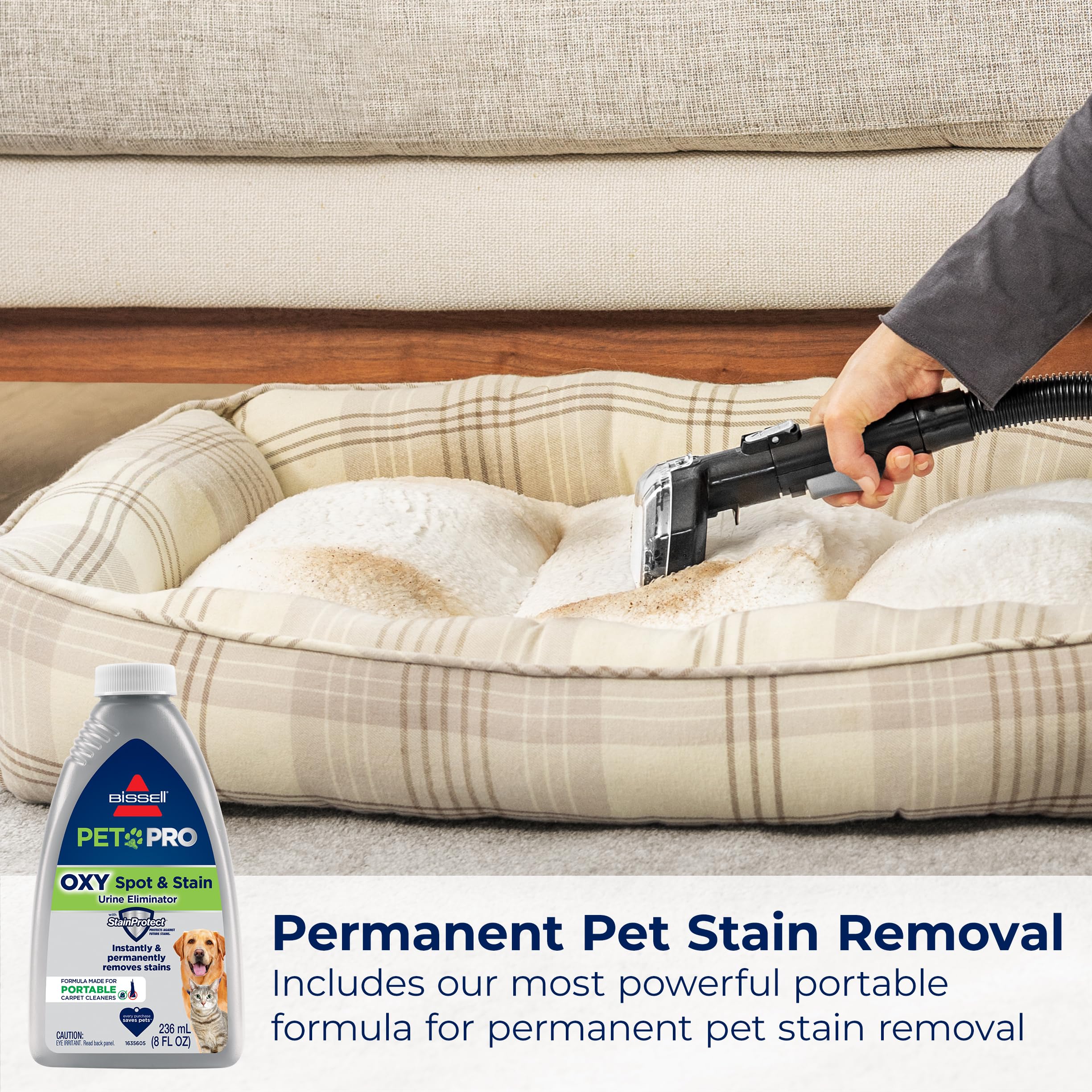 BISSELL Little Green HydroSteam Portable Carpet Cleaner, Black and Copper, Multi-Purpose Upholstery & Auto Detailer, Model 3618