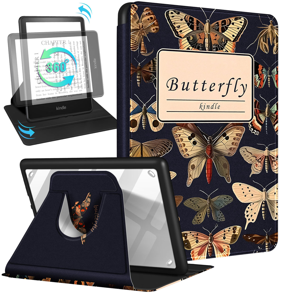 Kidcube For Kindle Paperwhite 11Th Generation Case 6.8 Inch 2021/Paperwhite Signature Edition Case Women Girls Cute Girly Butter
