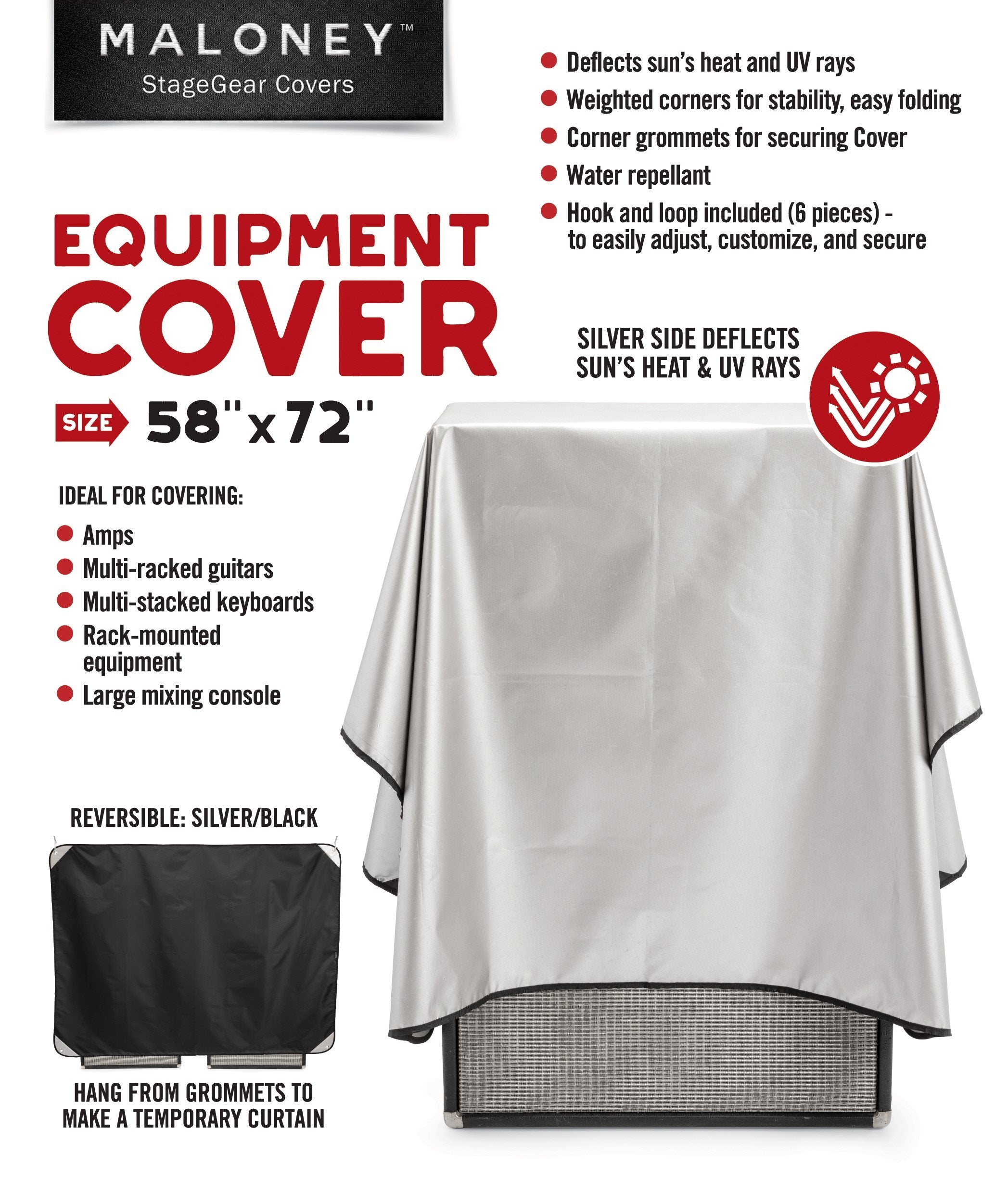 Maloney Stagegear Covers Stage And Studio Equipment Case (16036)